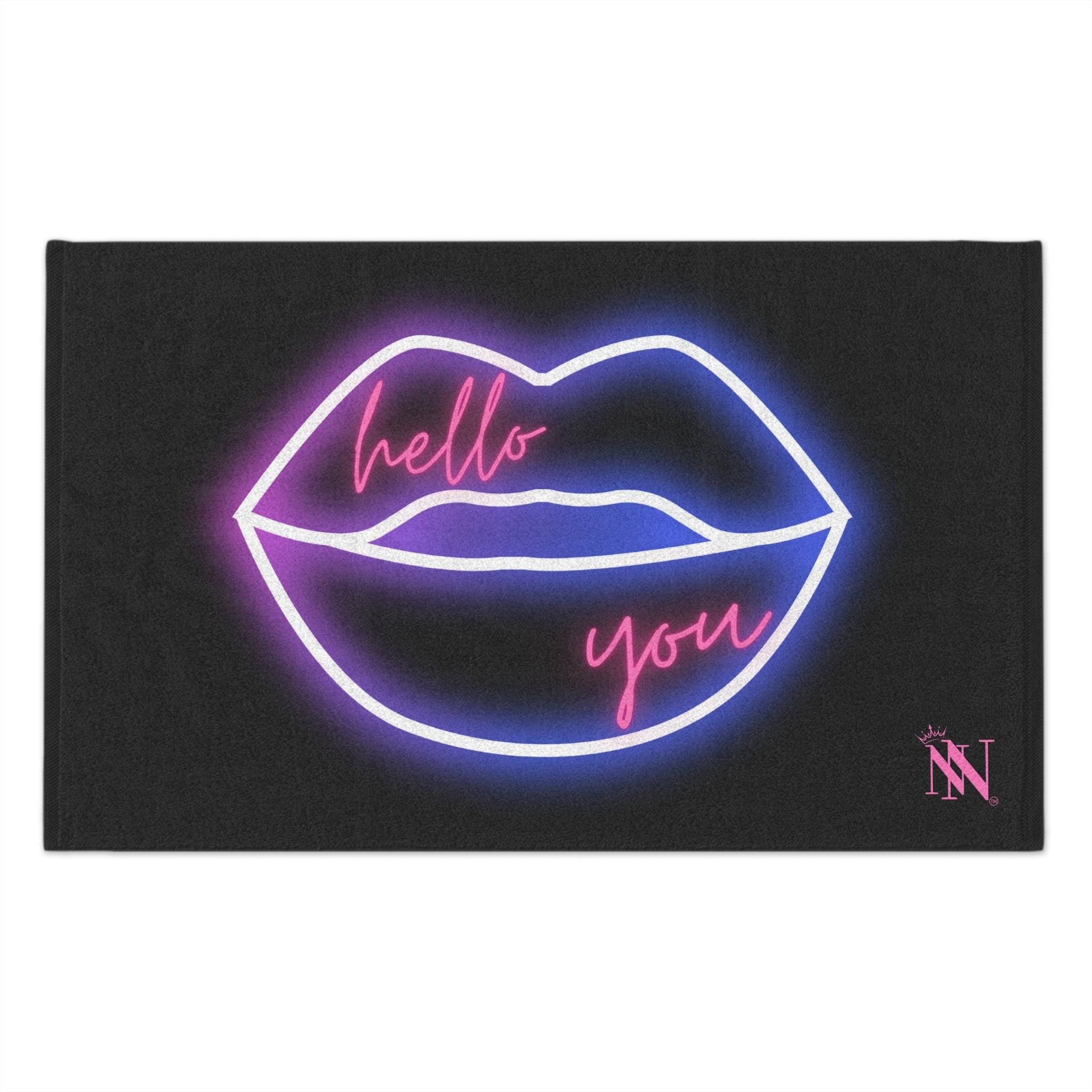 Hello You Neon | Mix & Match Soft Fun-Flirty Lovers’ Towels