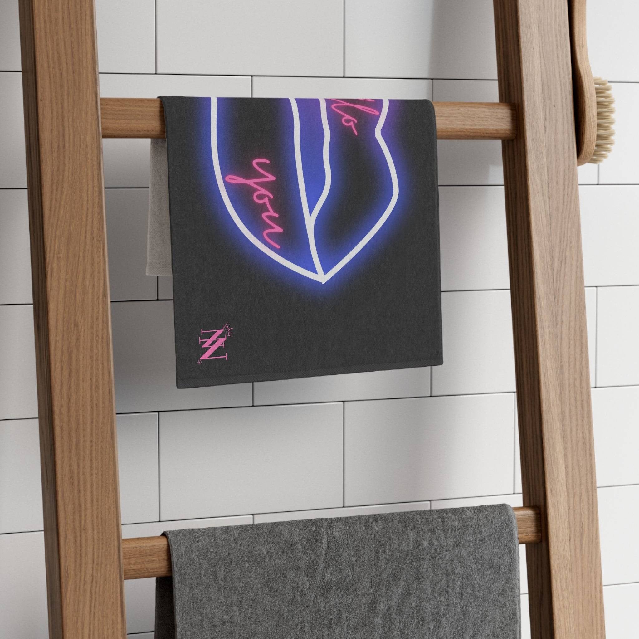 Hello You Neon | Mix & Match Soft Fun-Flirty Lovers’ Towels