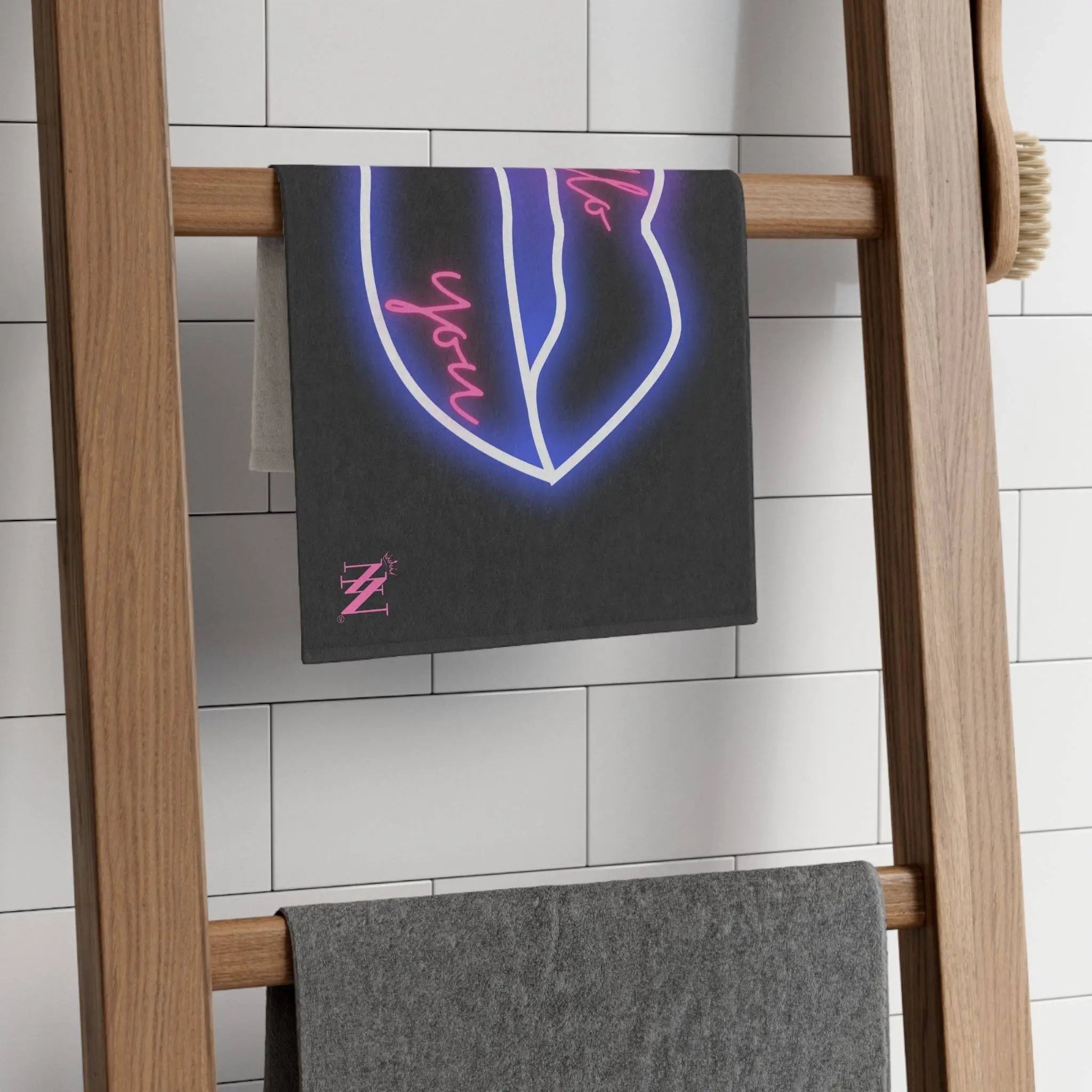 Hello You Neon | Mix & Match Soft Fun-Flirty Lovers’ Towels