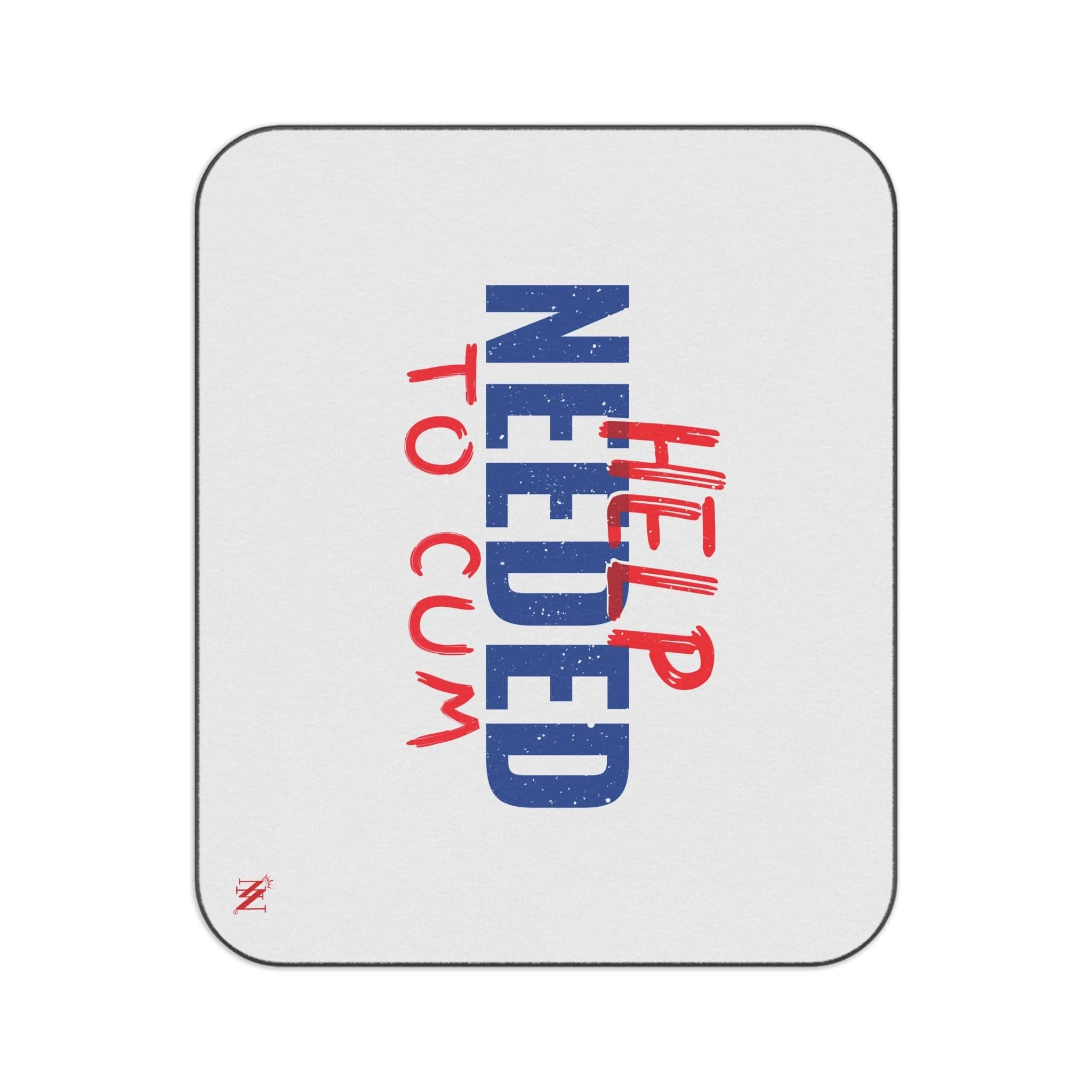 Help Needed to Cum | Mix Match Fun-Flirty Lovers’ Water-Resistant Blankets