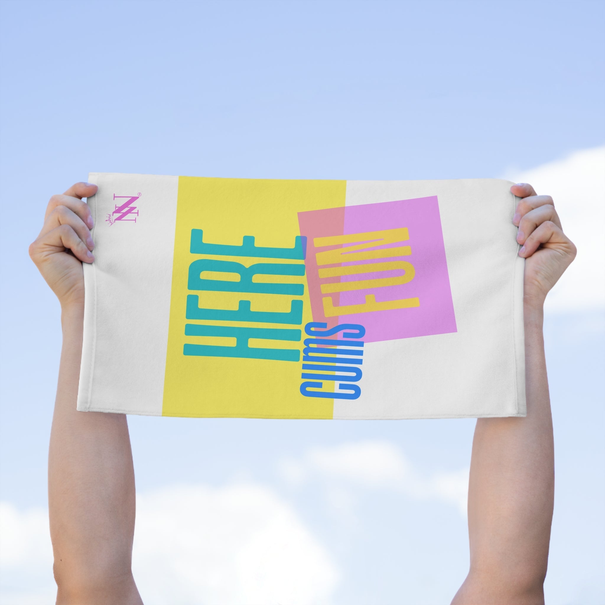 Here Cums Fun | Mix & Match Soft Fun-Flirty Lovers’ Towels