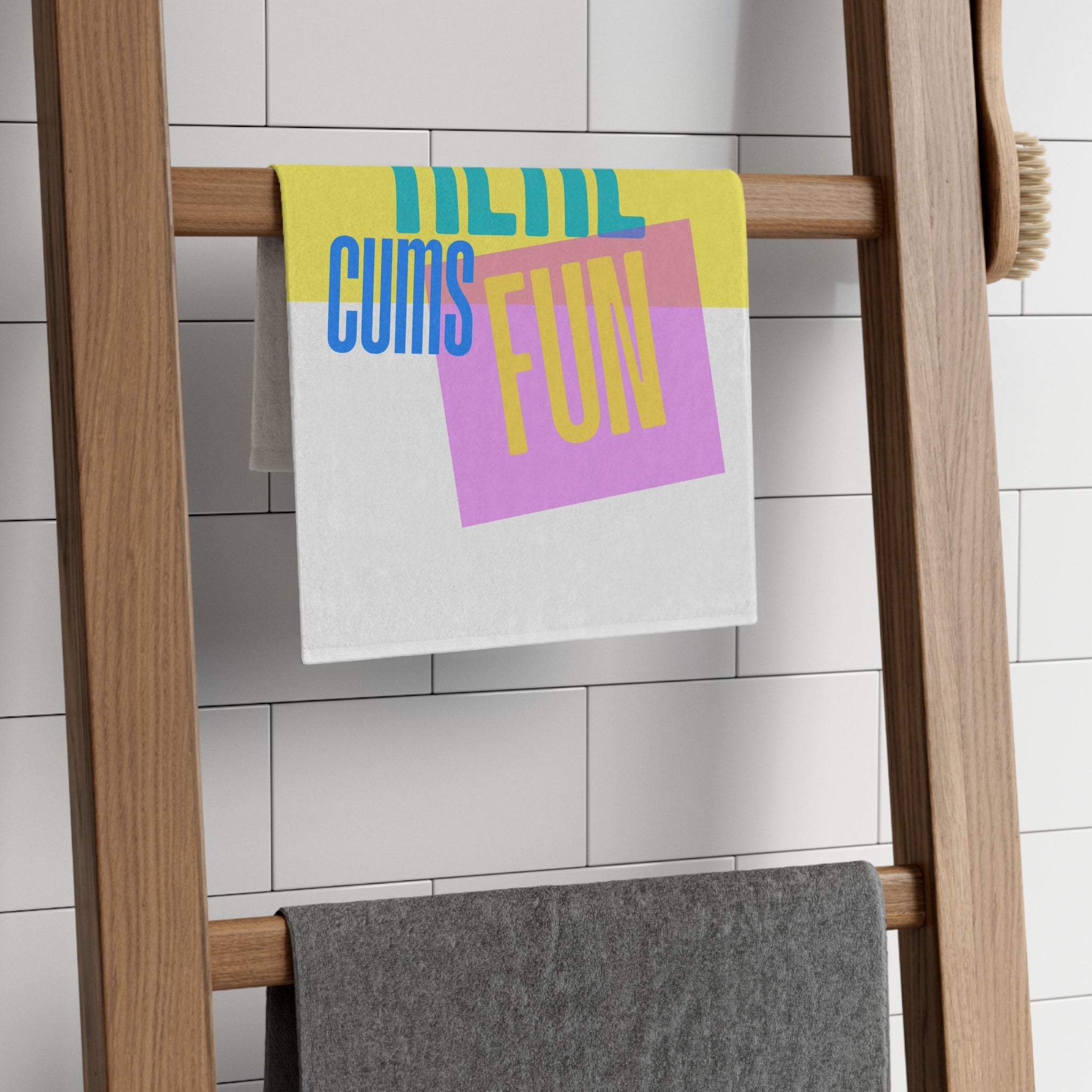 Here Cums Fun | Mix & Match Soft Fun-Flirty Lovers’ Towels