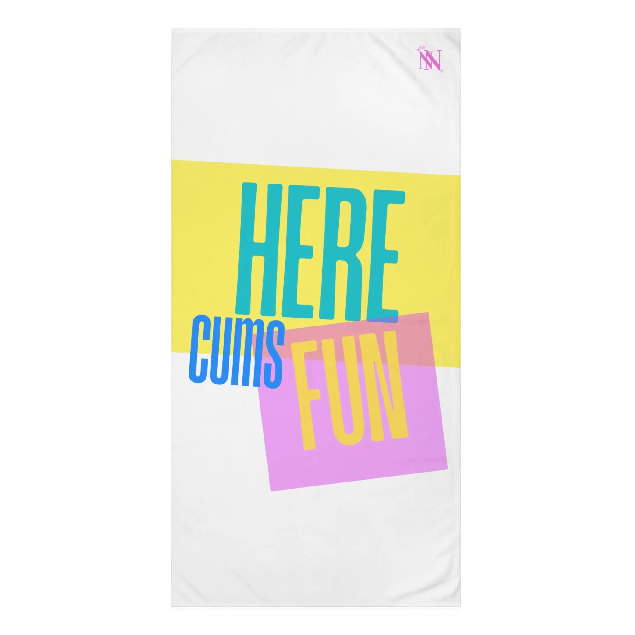 Here Cums Fun | Mix & Match XL Fun-Flirty Loversβ Towels