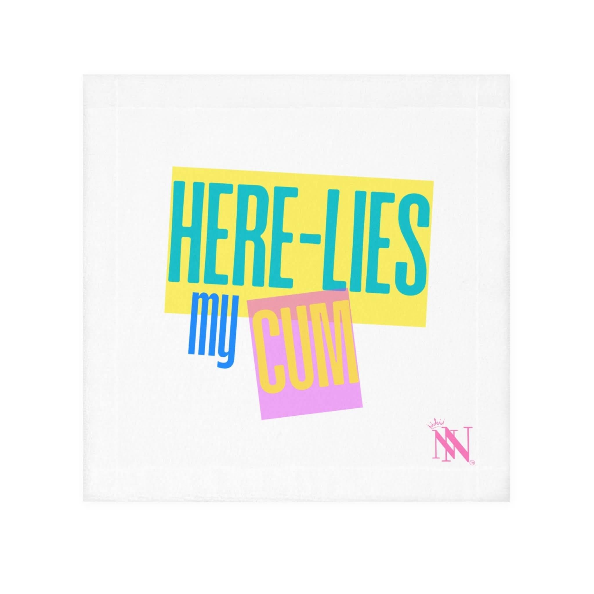 Here Lies My Cum | Mix & Match Lils’ Fun-Flirty Lovers’ Towels