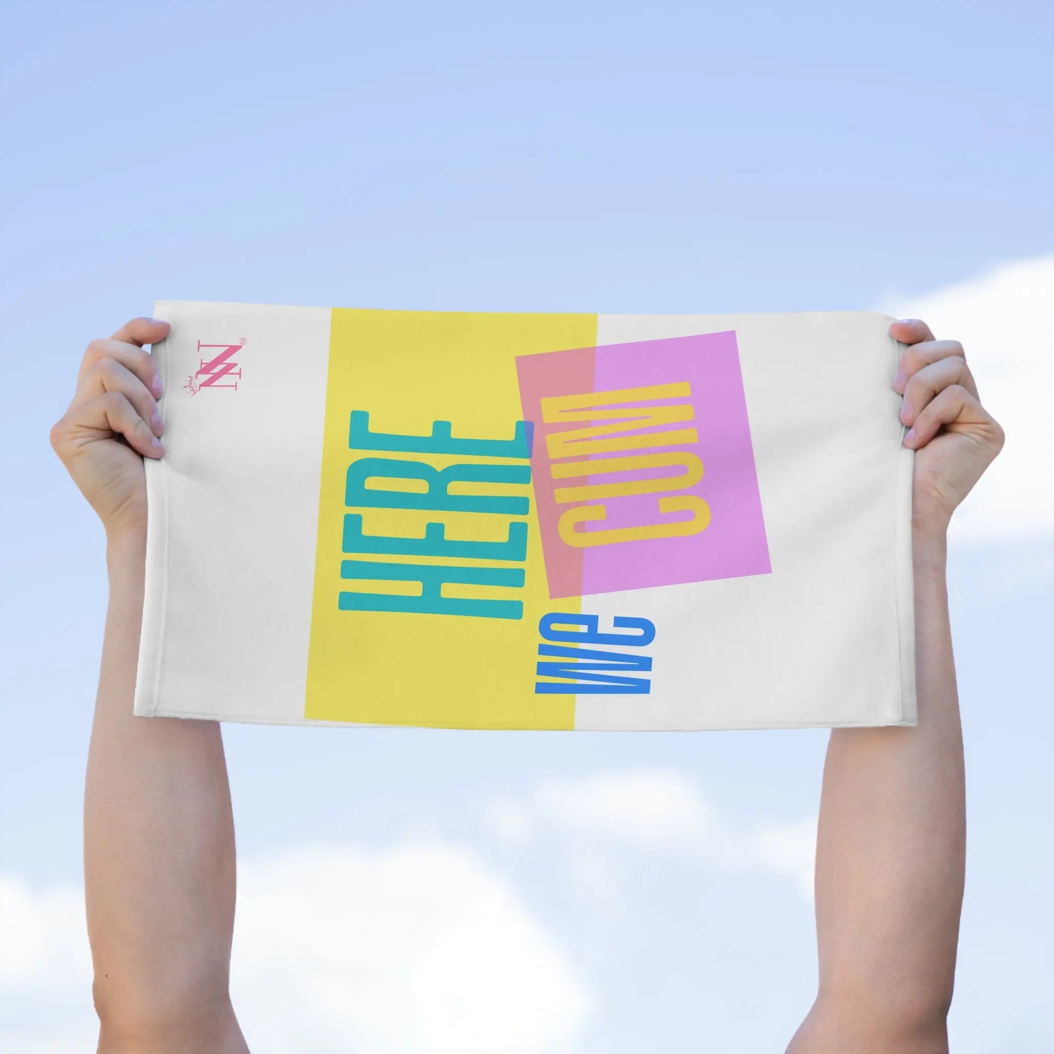 Here We Cum | Mix & Match Soft Fun-Flirty Lovers’ Towels