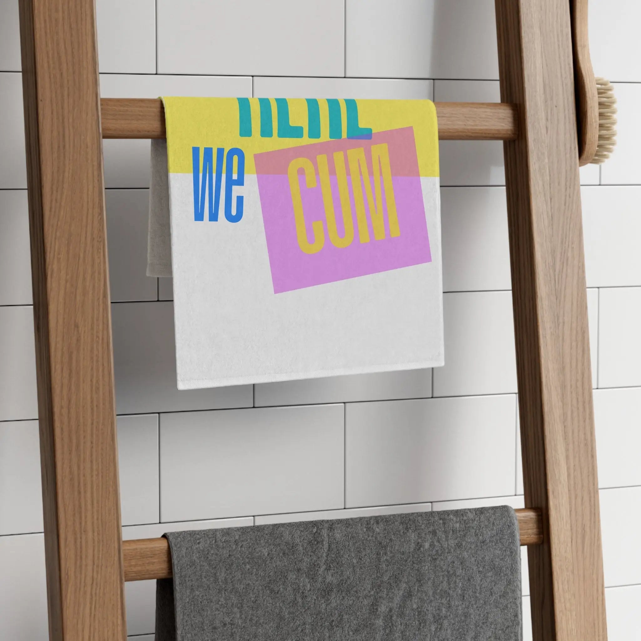 Here We Cum | Mix & Match Soft Fun-Flirty Lovers’ Towels