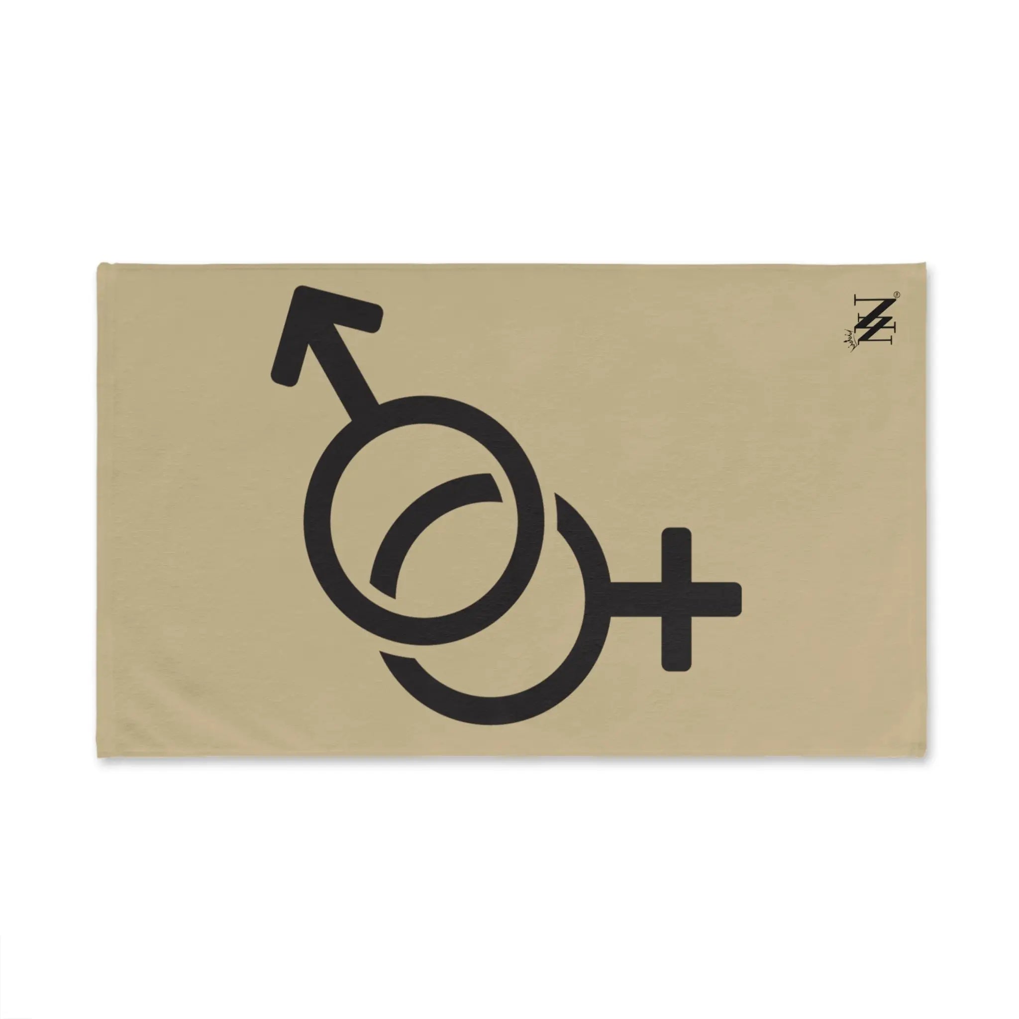 Him Her Gender Signs Gold | Mix & Match Original Fun-Flirty Lovers’ Towels