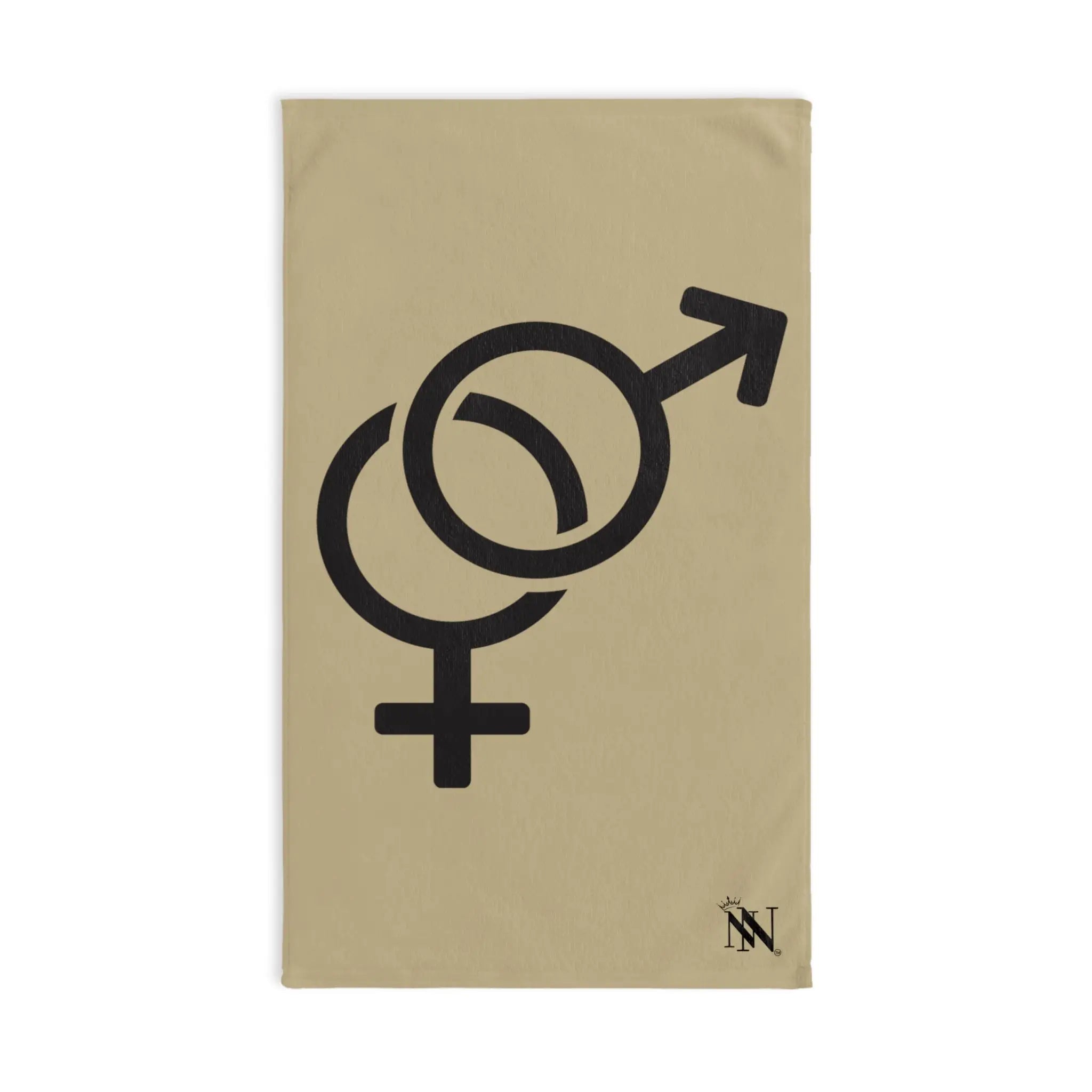 Him Her Gender Signs Gold | Mix & Match Original Fun-Flirty Lovers’ Towels