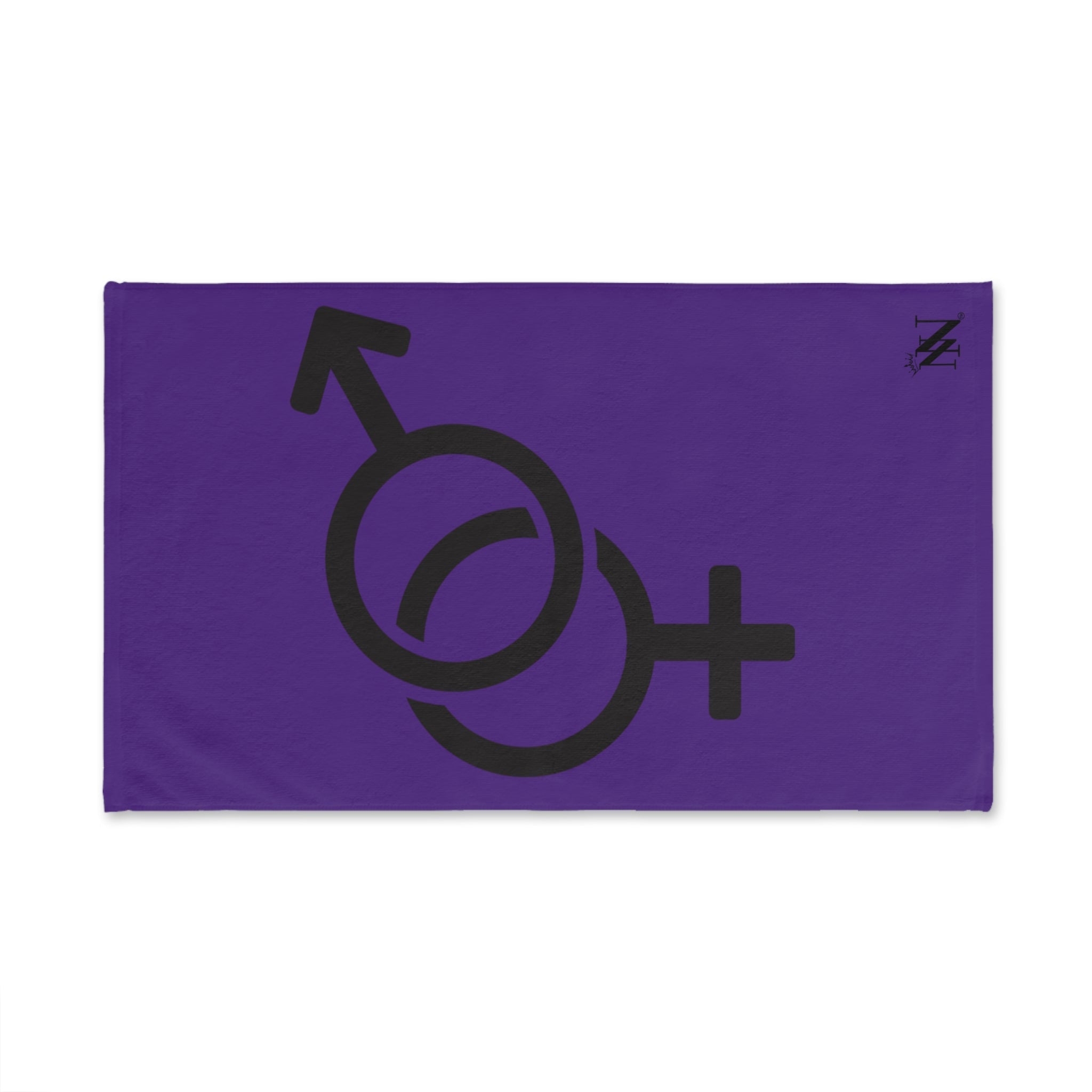 Him Her Gender Signs Purple | Mix & Match Original Fun-Flirty Lovers’ Towels