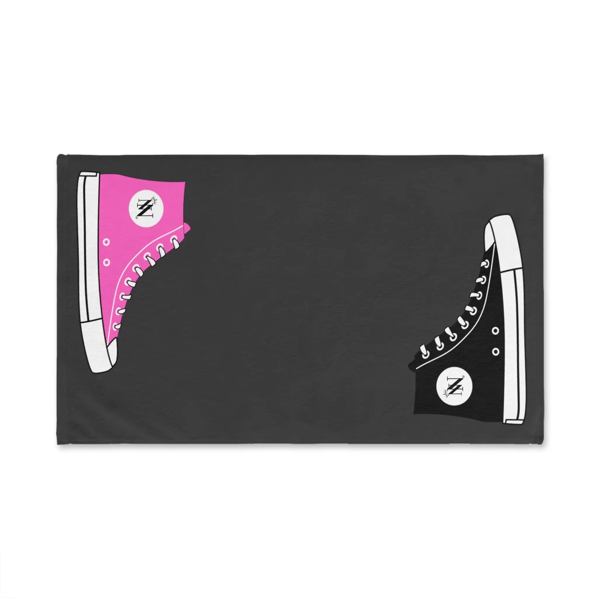 His Hers Sneaker Shareable Dark Grey | Mix & Match Original Fun-Flirty Lovers’ Towels