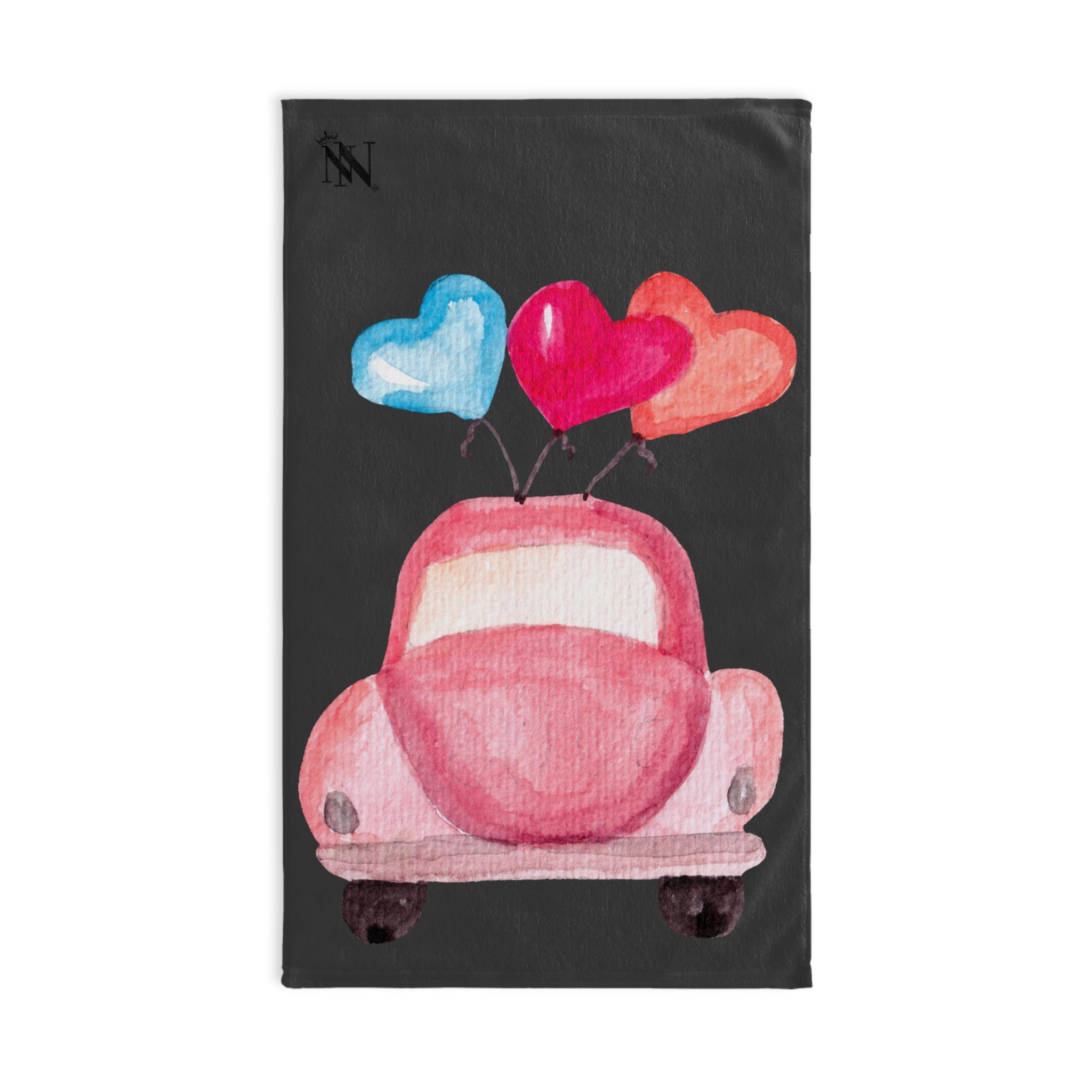 Honeymoon Car Dark Grey | Mix & Match Original Fun-Flirty Lovers’ Towels