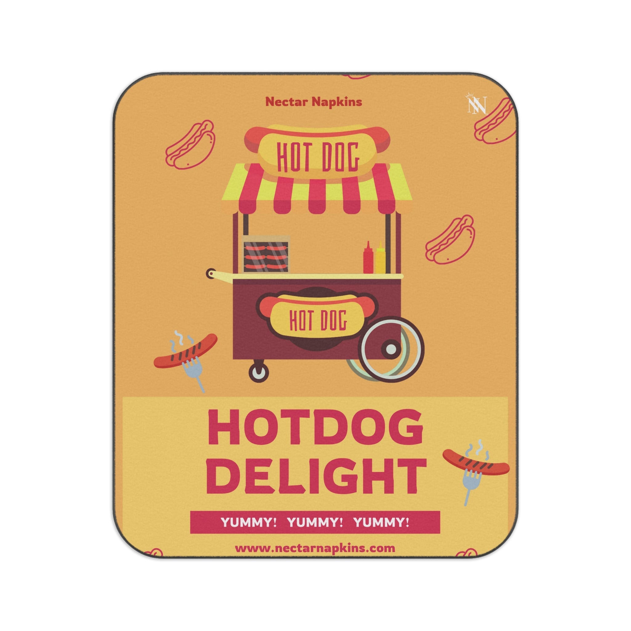 Hot Dog Delight | Mix Match Fun-Flirty Lovers’ Water-Resistant Blankets