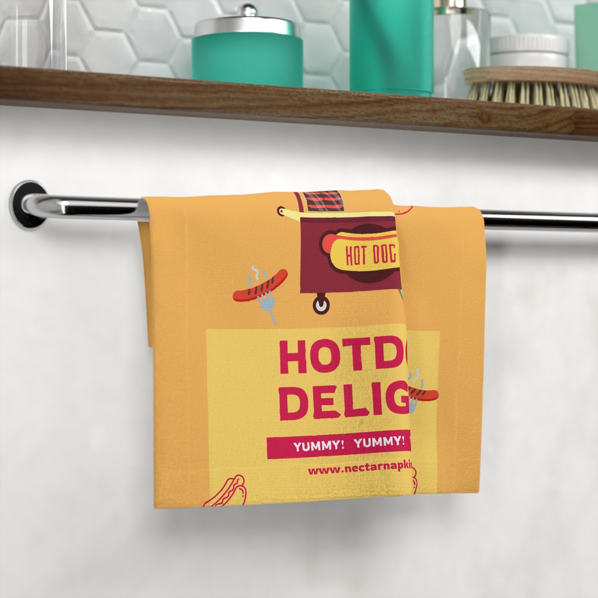 Hot Dog Delight | Mix & Match Lils’ Fun-Flirty Lovers’ Towels