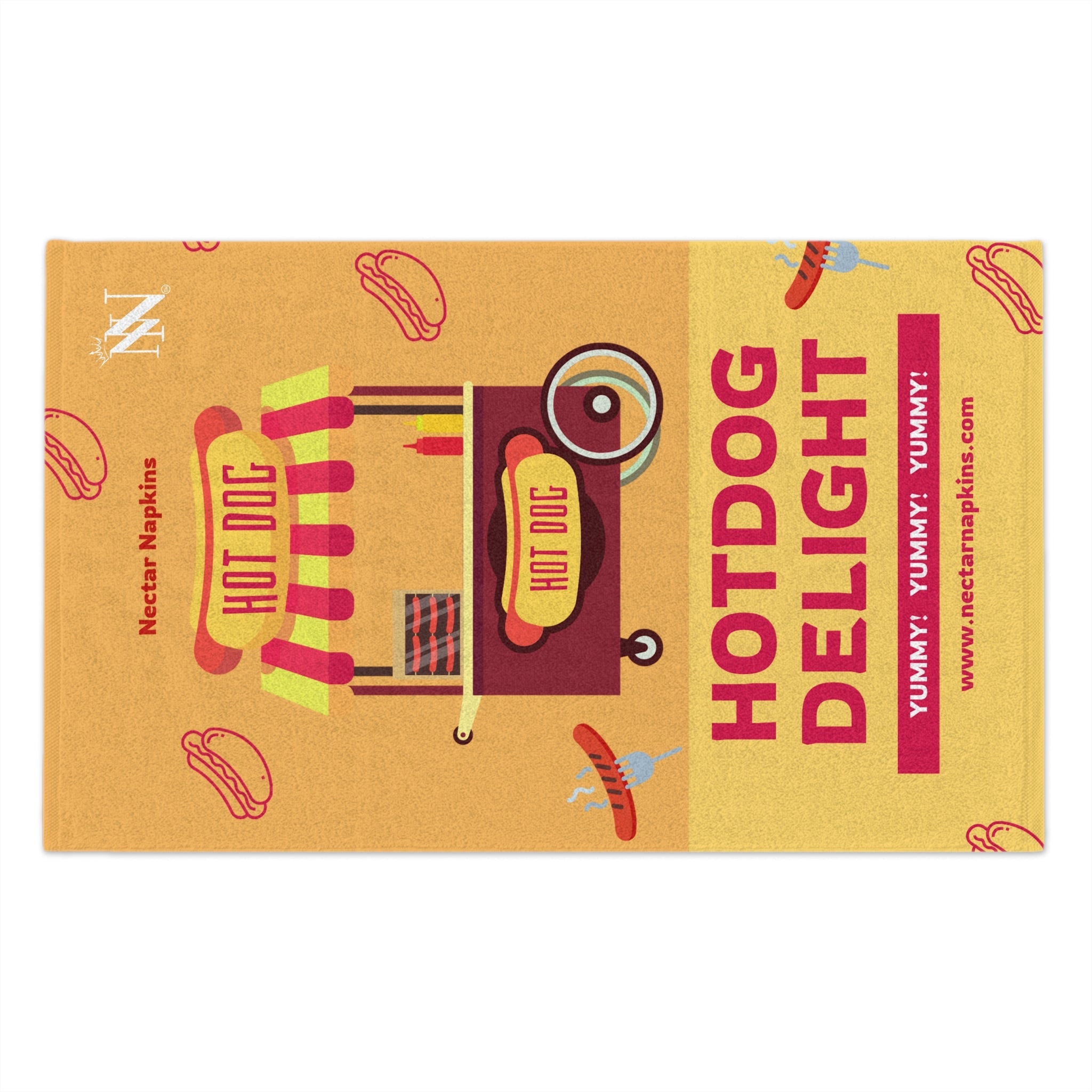 Hot Dog Delight | Mix & Match Soft Fun-Flirty Lovers’ Towels