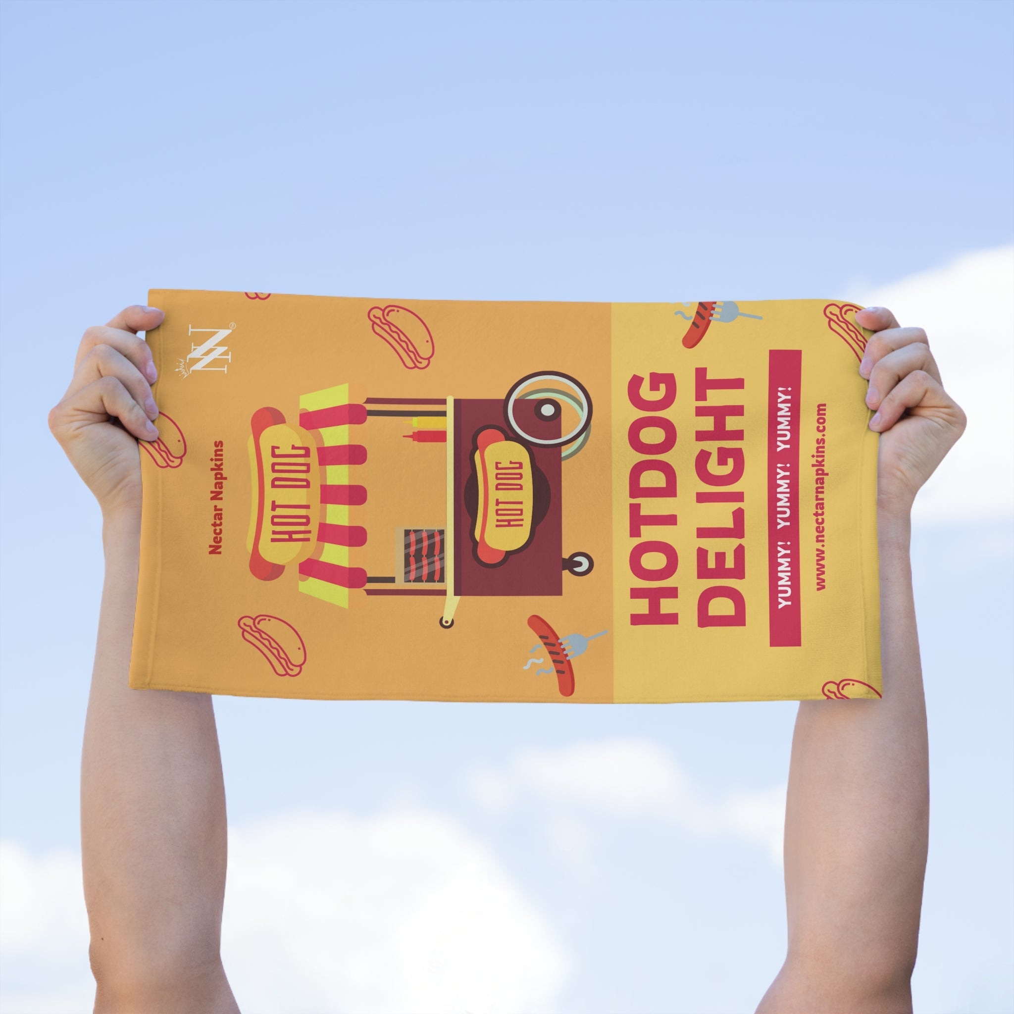 Hot Dog Delight | Mix & Match Soft Fun-Flirty Lovers’ Towels