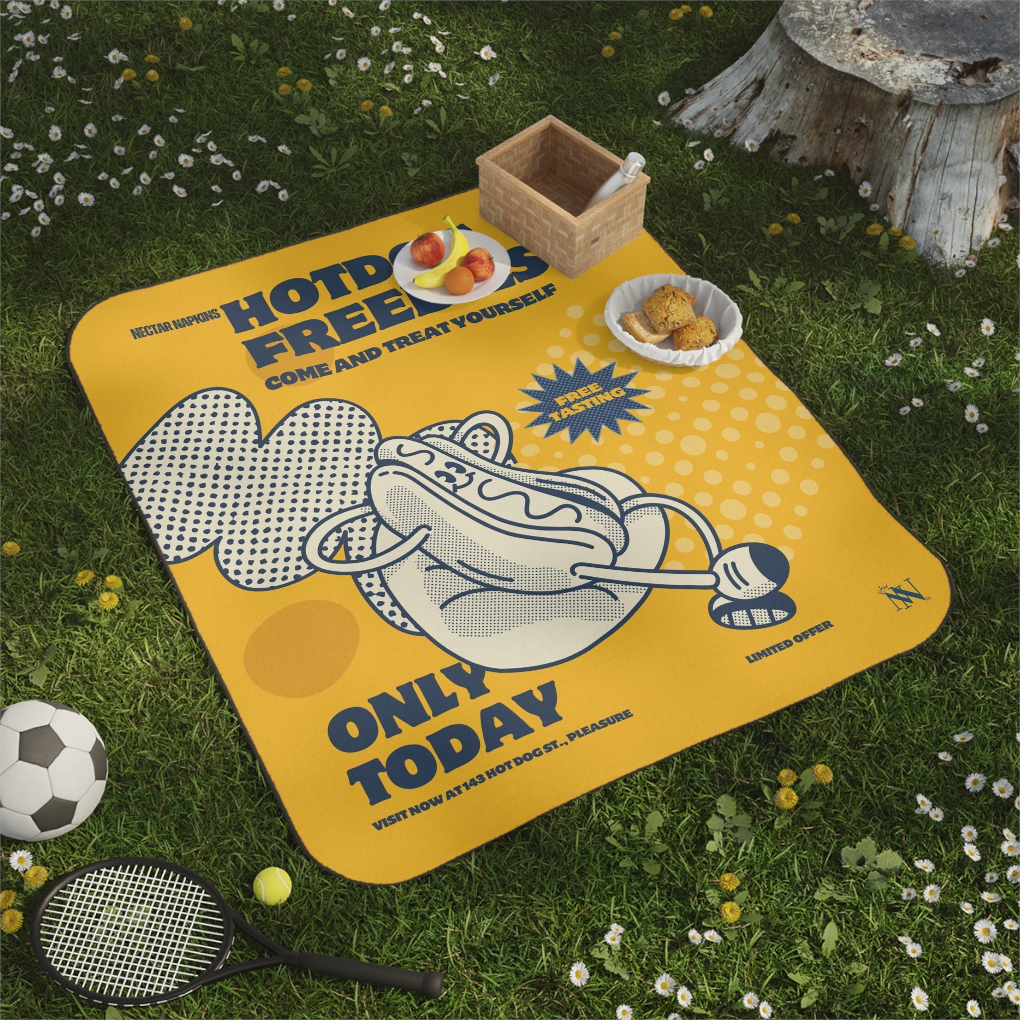 Hot Dog Freebies | Mix Match Fun-Flirty Lovers’ Water-Resistant Blankets