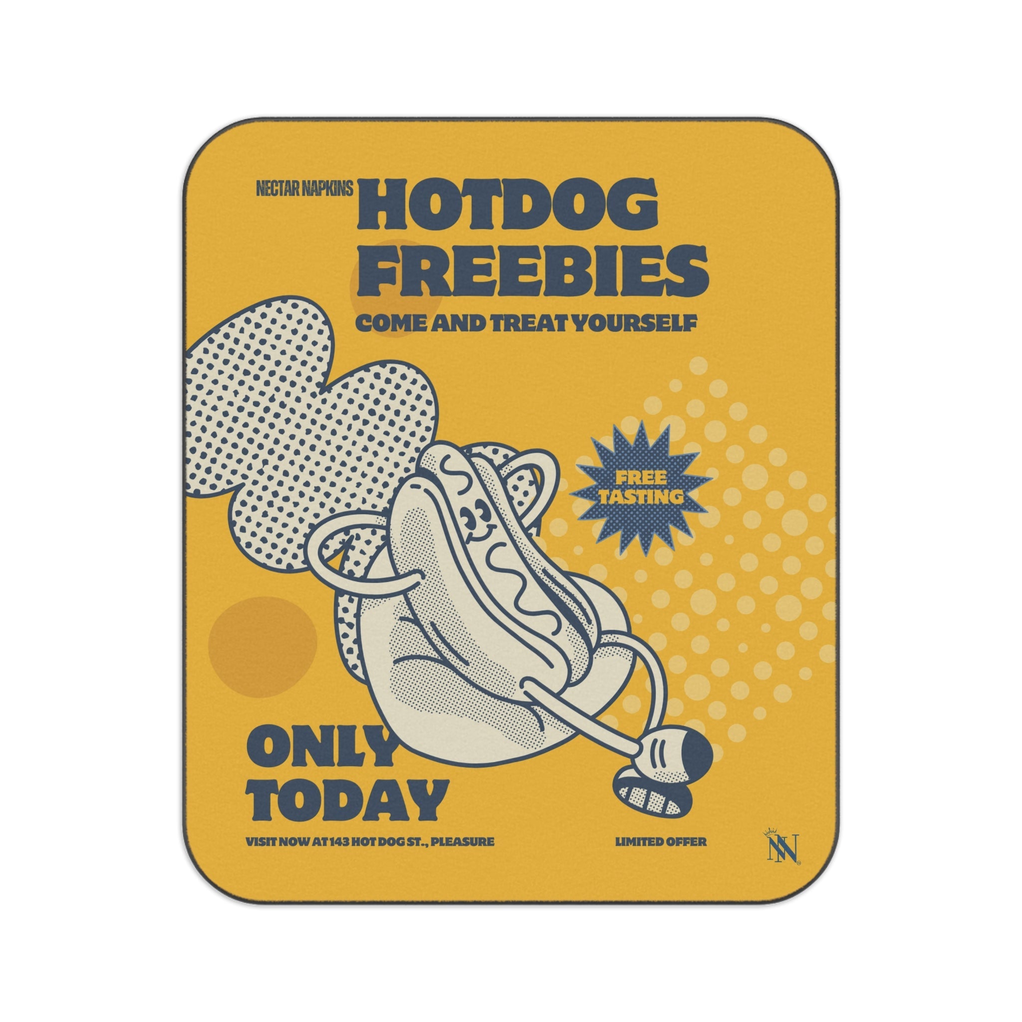 Hot Dog Freebies | Mix Match Fun-Flirty Lovers’ Water-Resistant Blankets