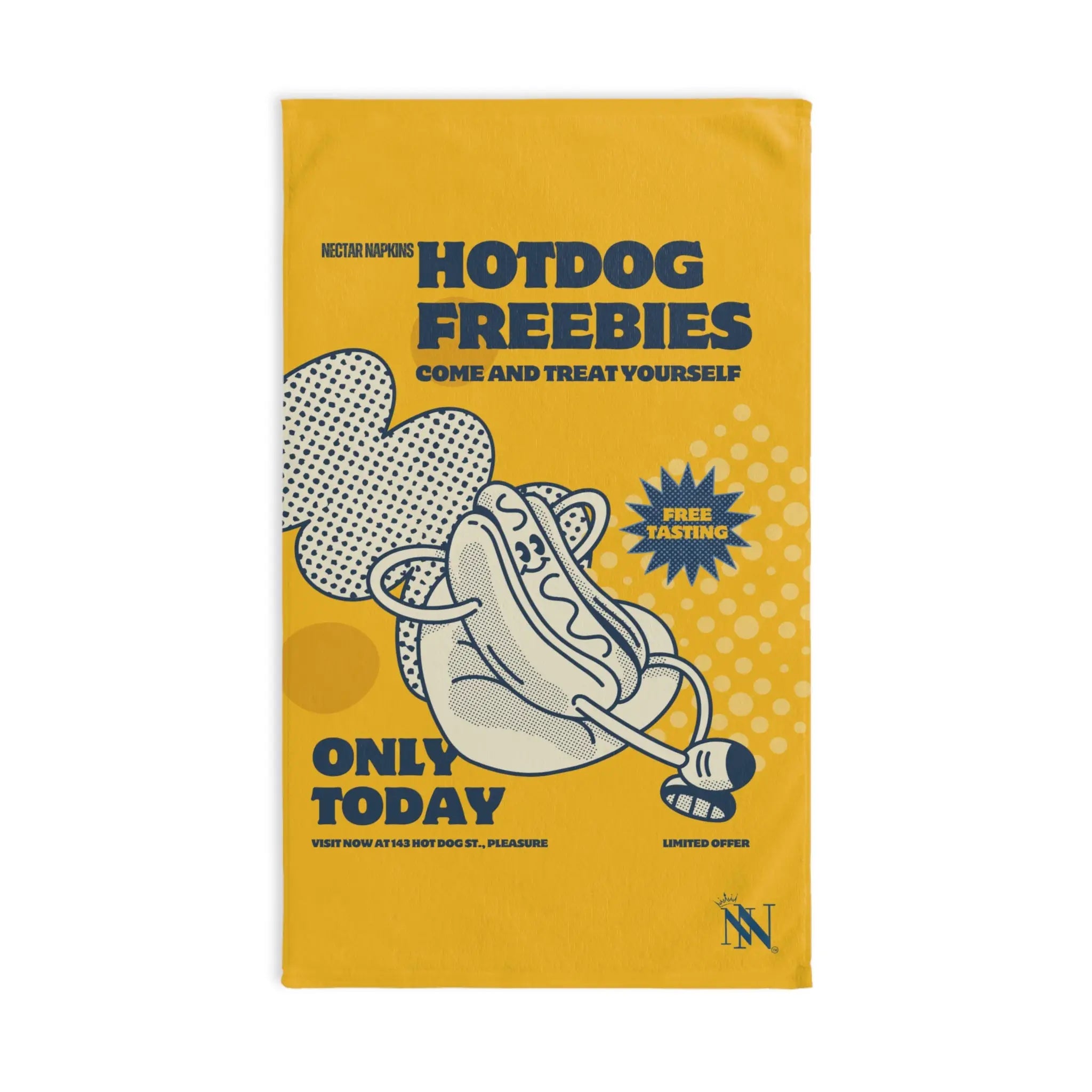Hot Dog Freebies | Mix & Match Original Fun-Flirty Lovers’ Towels