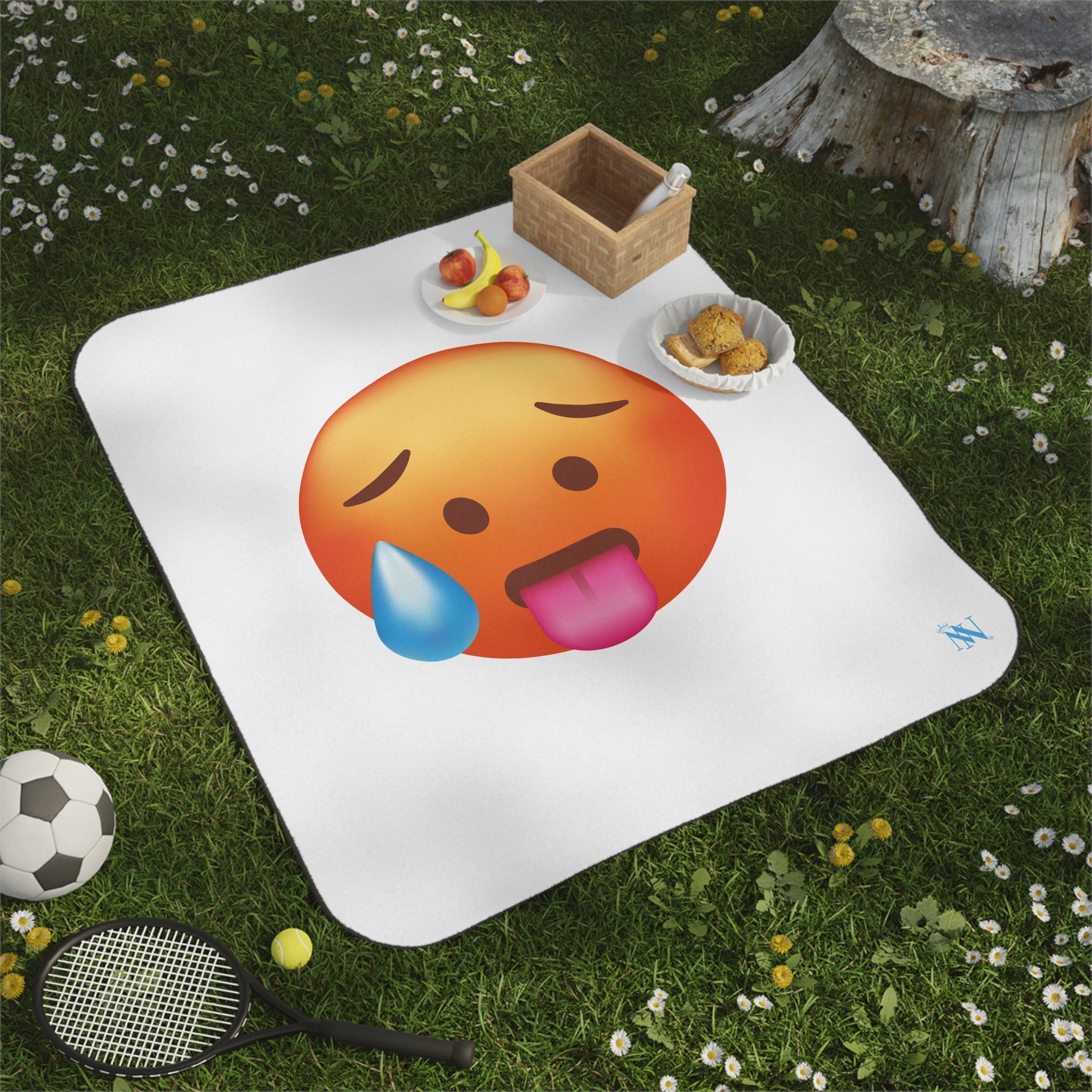 Hot Emoji | Mix Match Fun-Flirty Lovers’ Water-Resistant Blankets