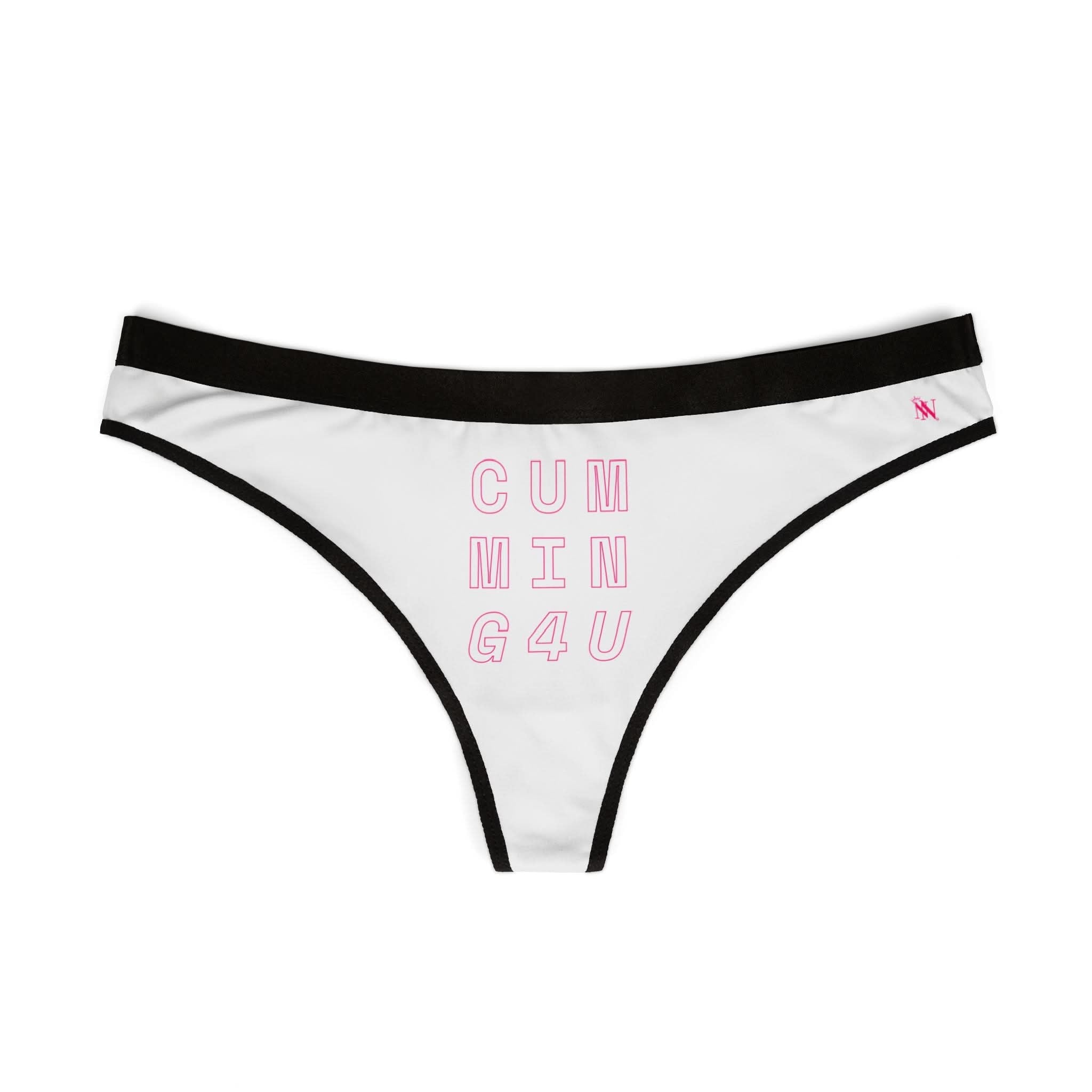 Hot Pink Cumming 4 U | Mix & Match Women’s Fun-Flirty Lovers’ Thongs