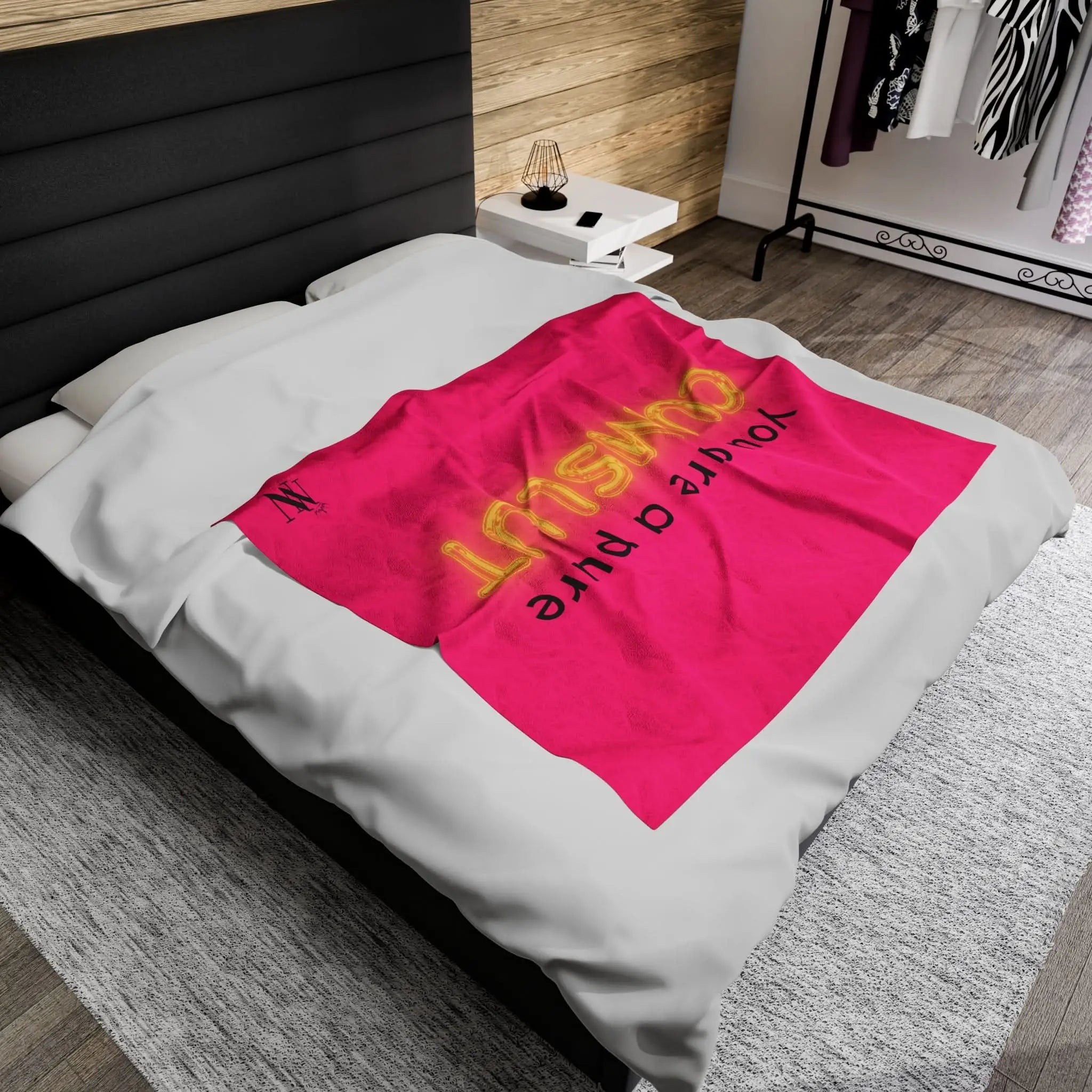 Hot Pure Cum Slut | Mix & Match Fun-Flirty Lovers’ Blankets