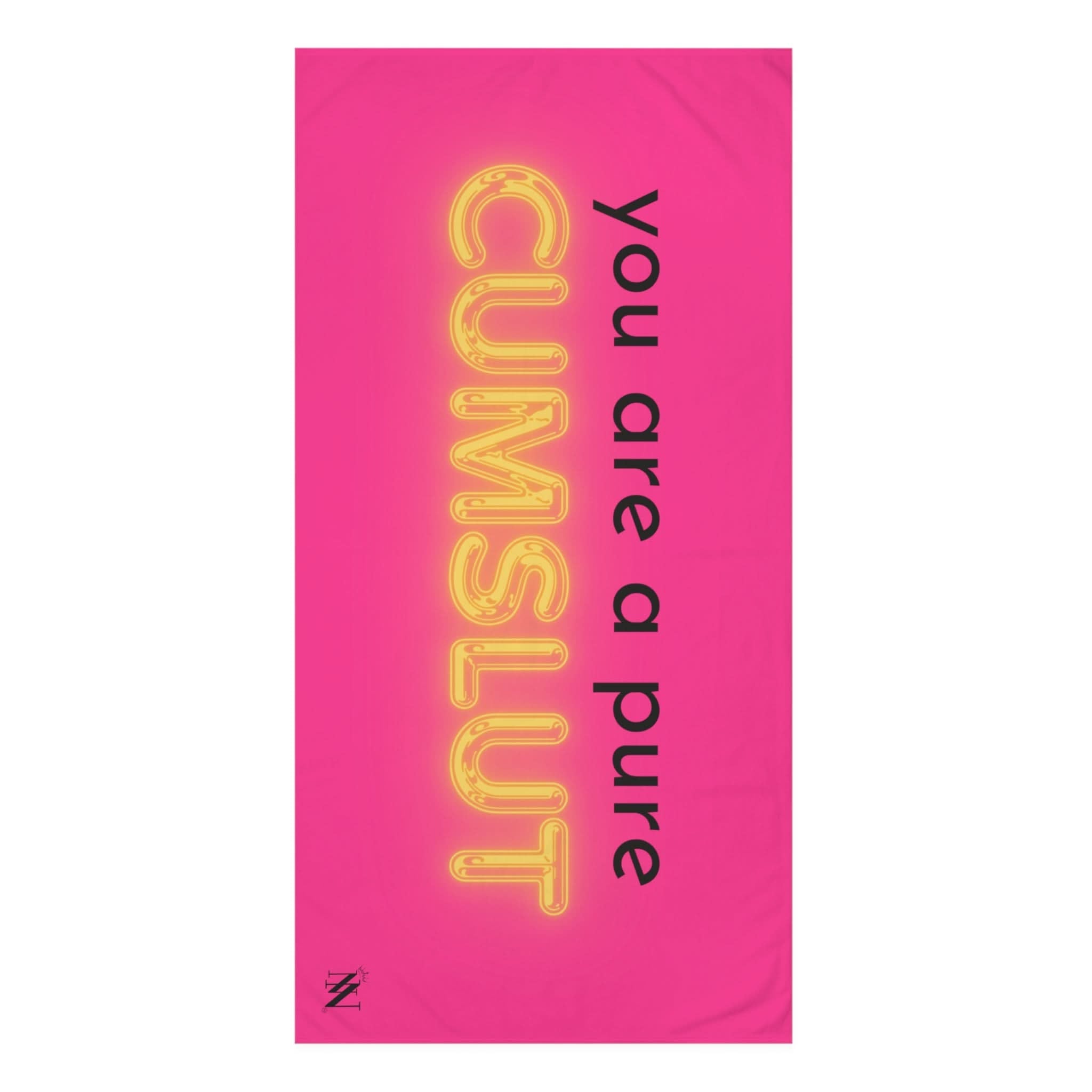 Hot Pure Cum Slut | Mix & Match Naughty XL Fun-Flirty Lovers’ Towels