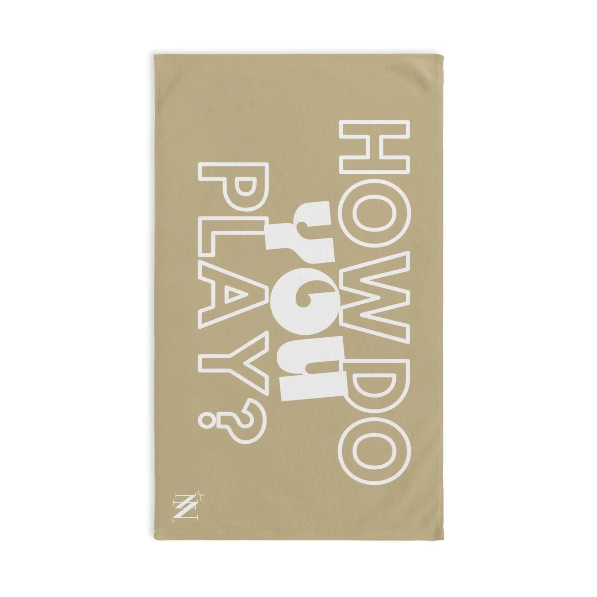 How Do You Play? Gold | Mix & Match Original Fun-Flirty Lovers’ Towels