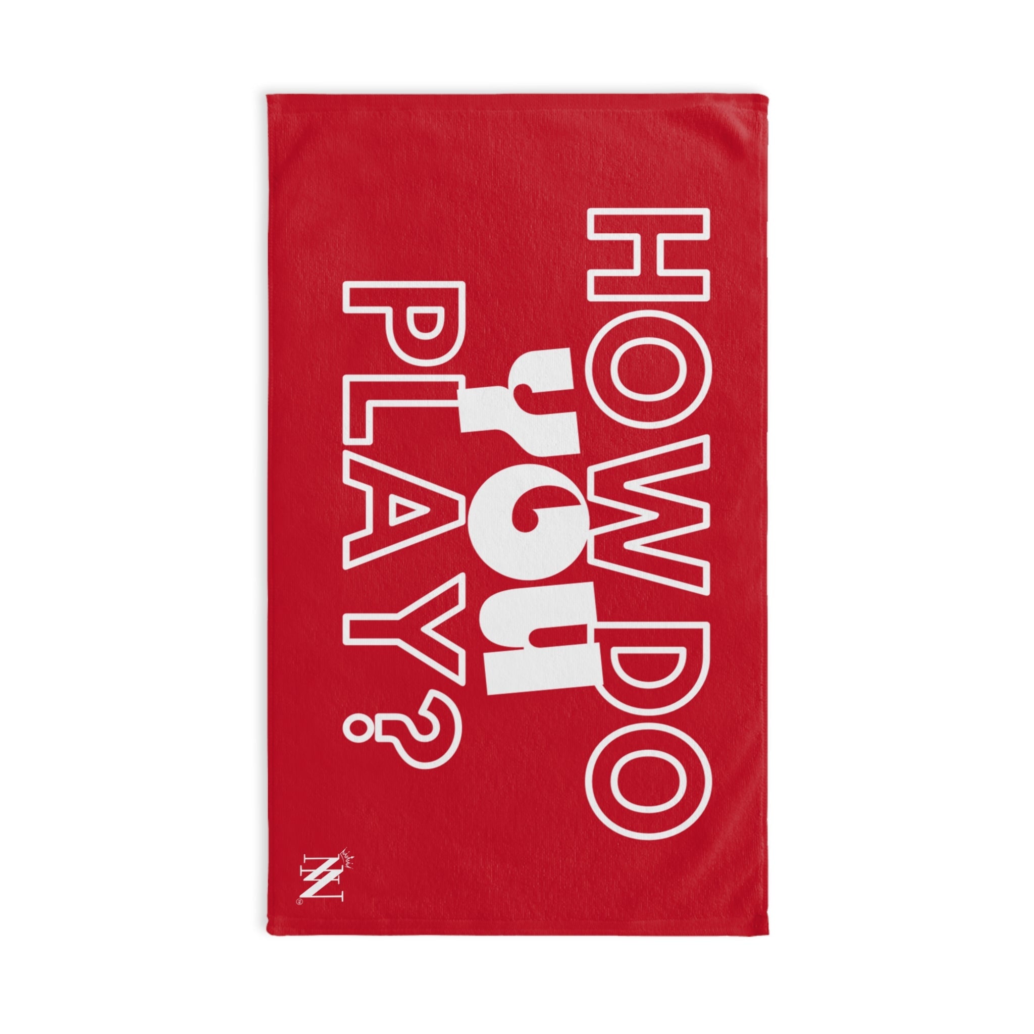 How Do You Play? Red | Mix & Match Original Fun-Flirty Lovers’ Towels