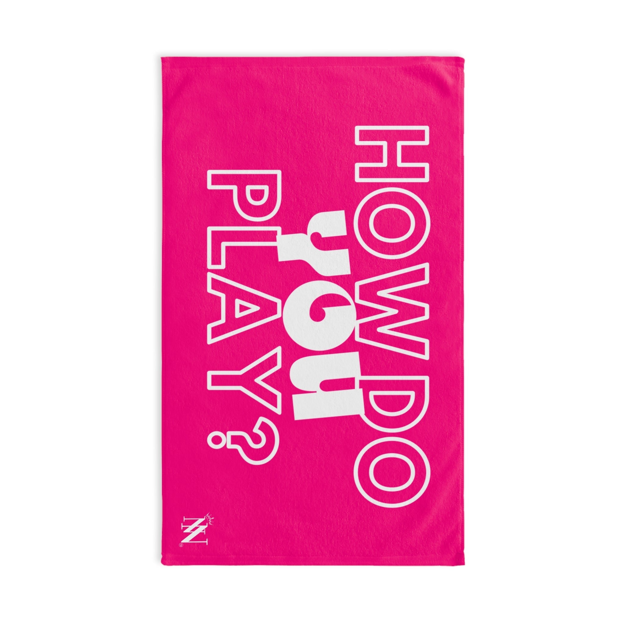 How Do You Play? Signature Pink | Mix & Match Original Fun-Flirty Lovers’ Towels
