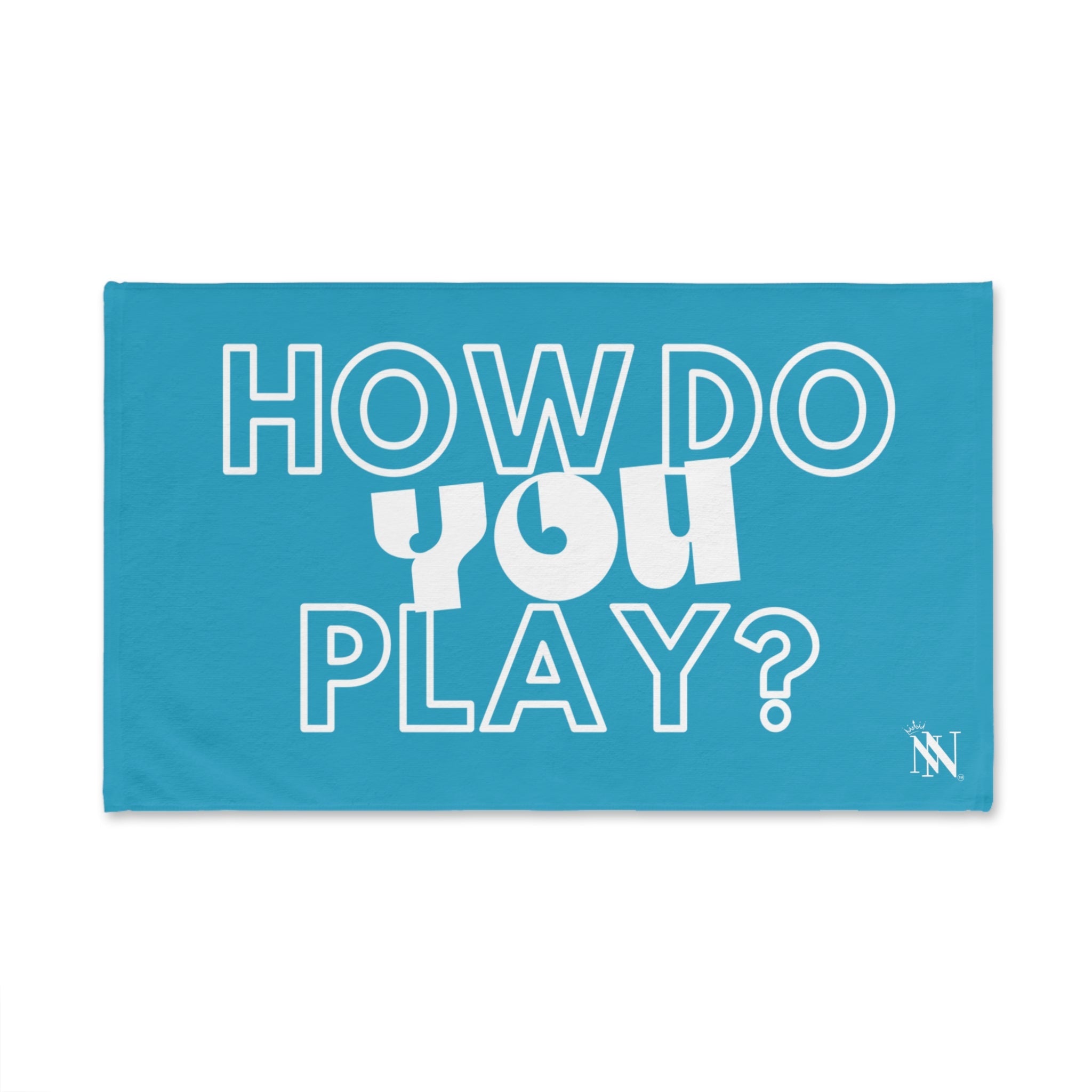 How Do You Play? Turquoise | Mix & Match Original Fun-Flirty Lovers’ Towels