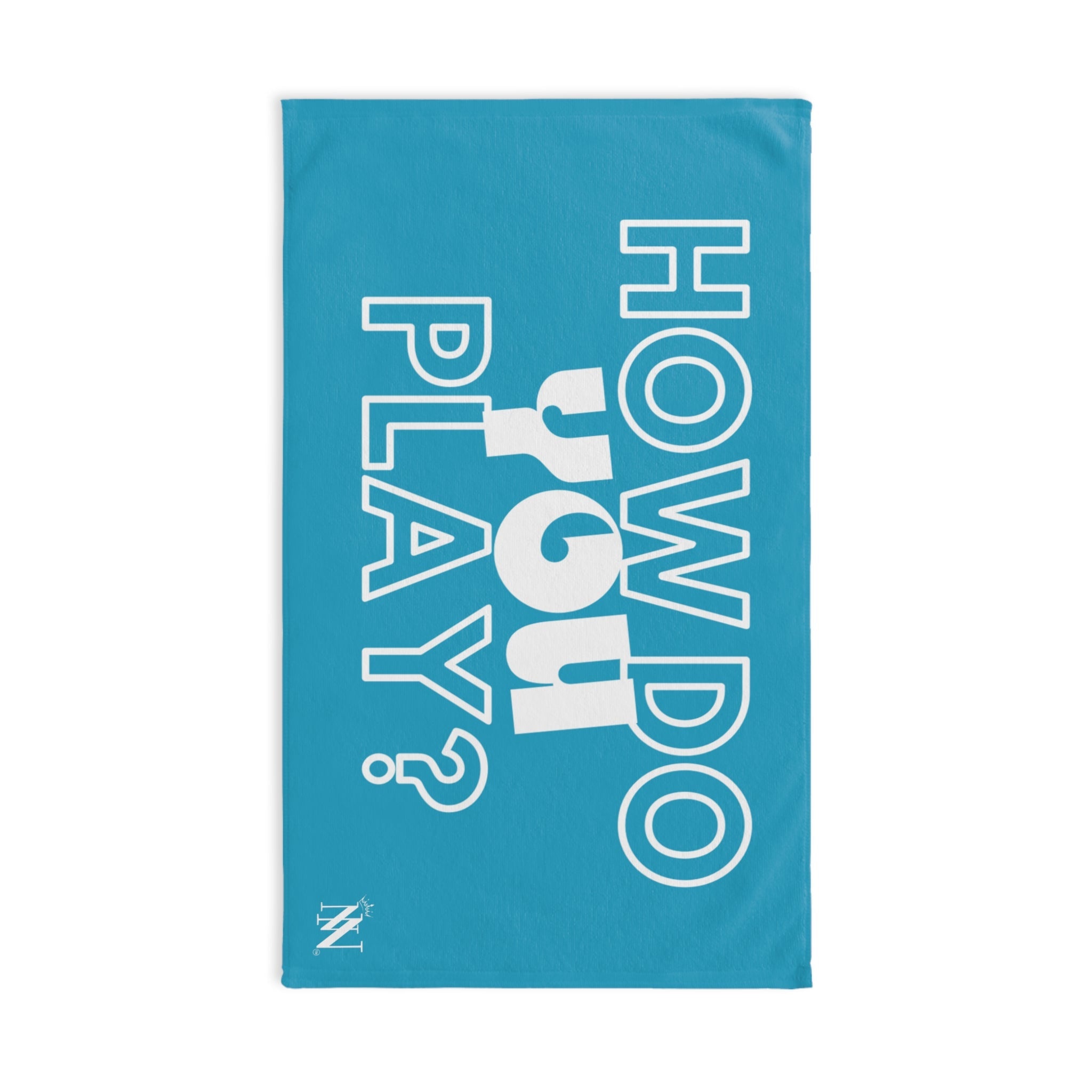 How Do You Play? Turquoise | Mix & Match Original Fun-Flirty Lovers’ Towels