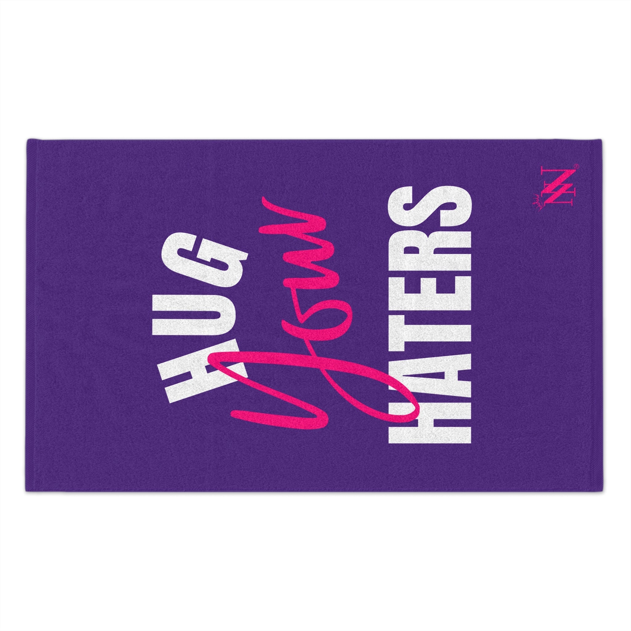 Hug Your Haters Purple | Mix & Match Soft Fun-Flirty Lovers’ Towels