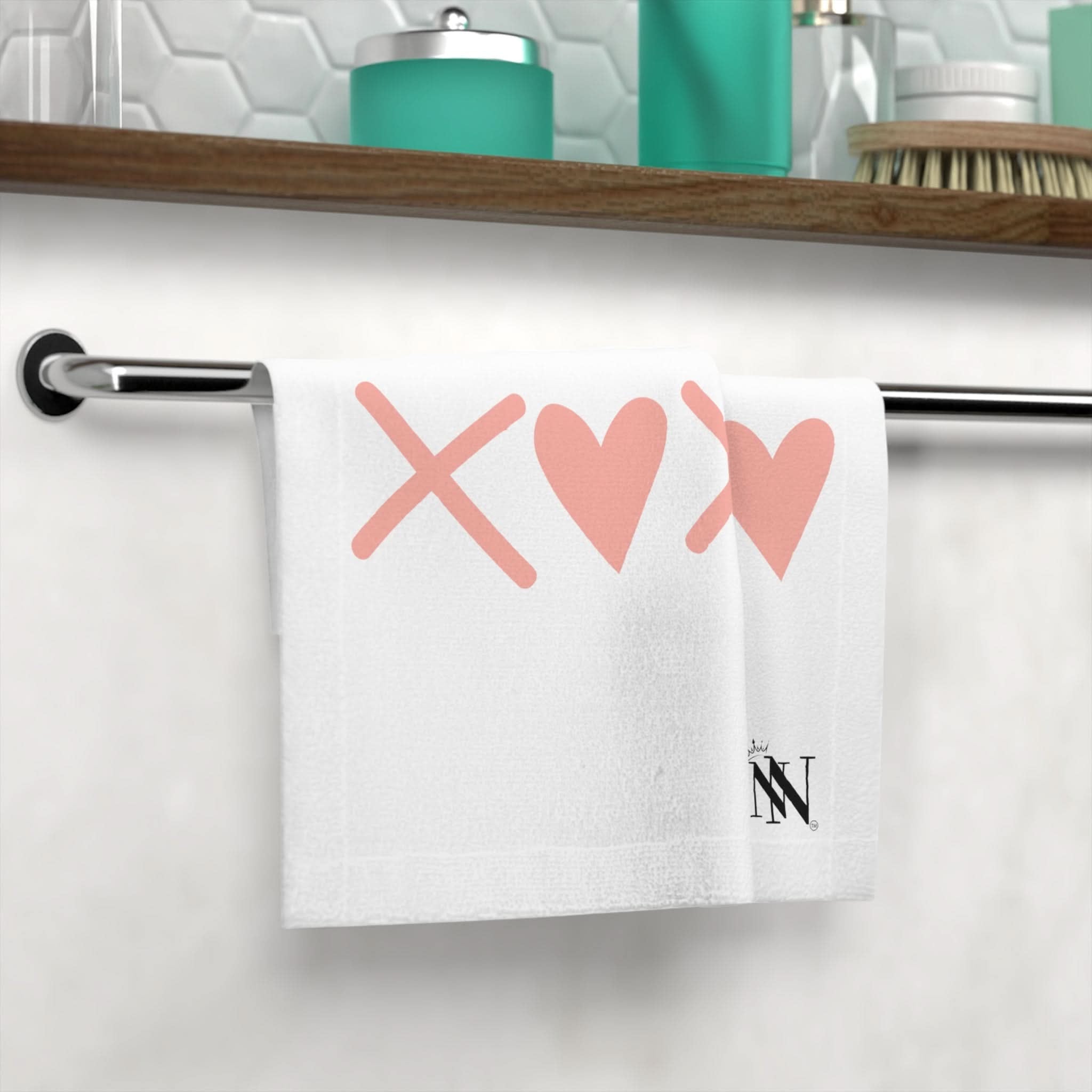 Hugs Kisses Hearts | Mix & Match Lils’ Fun-Flirty Lovers’ Towels