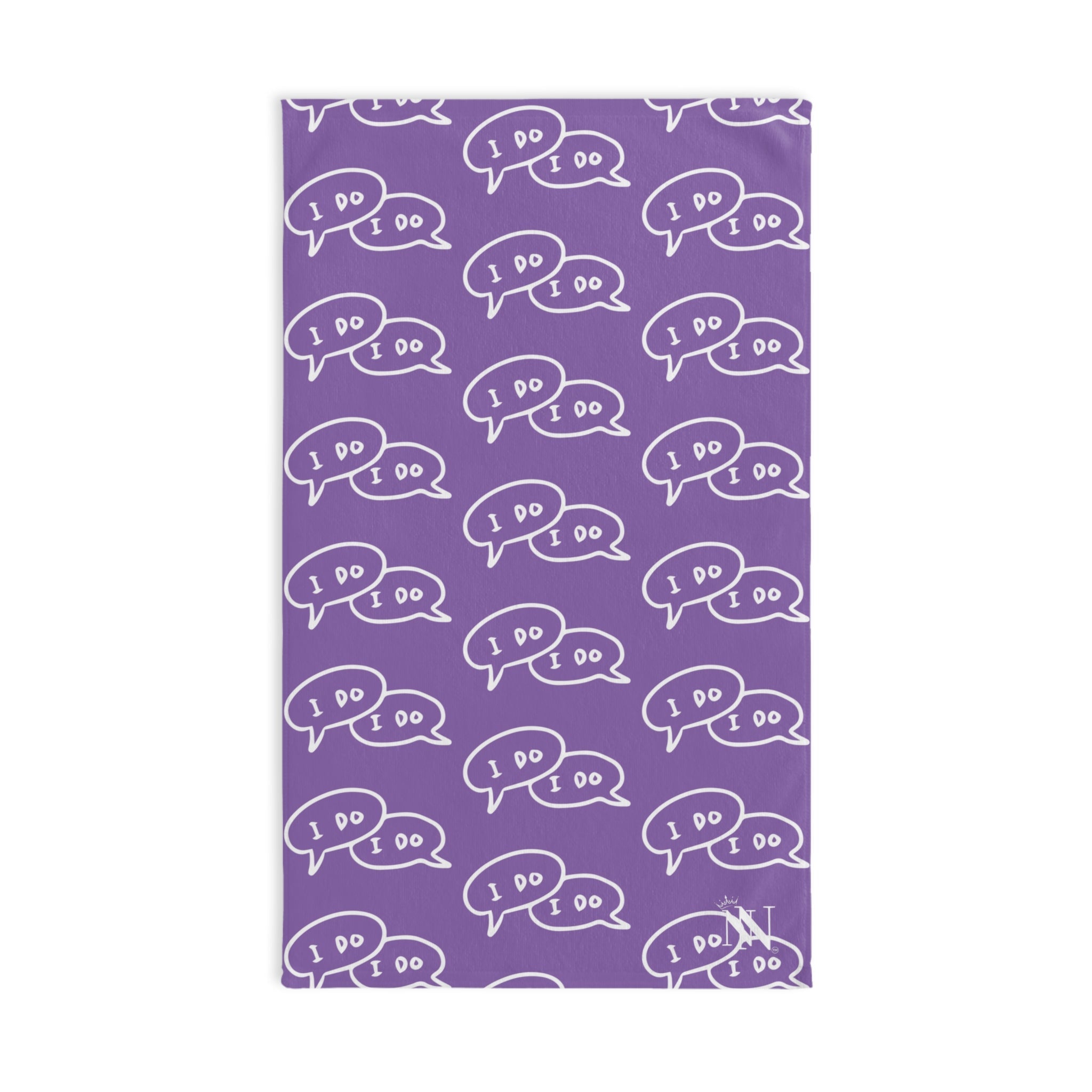 I Do I Do! Pattern Lavendar | Mix & Match Original Fun-Flirty Lovers’ Towels