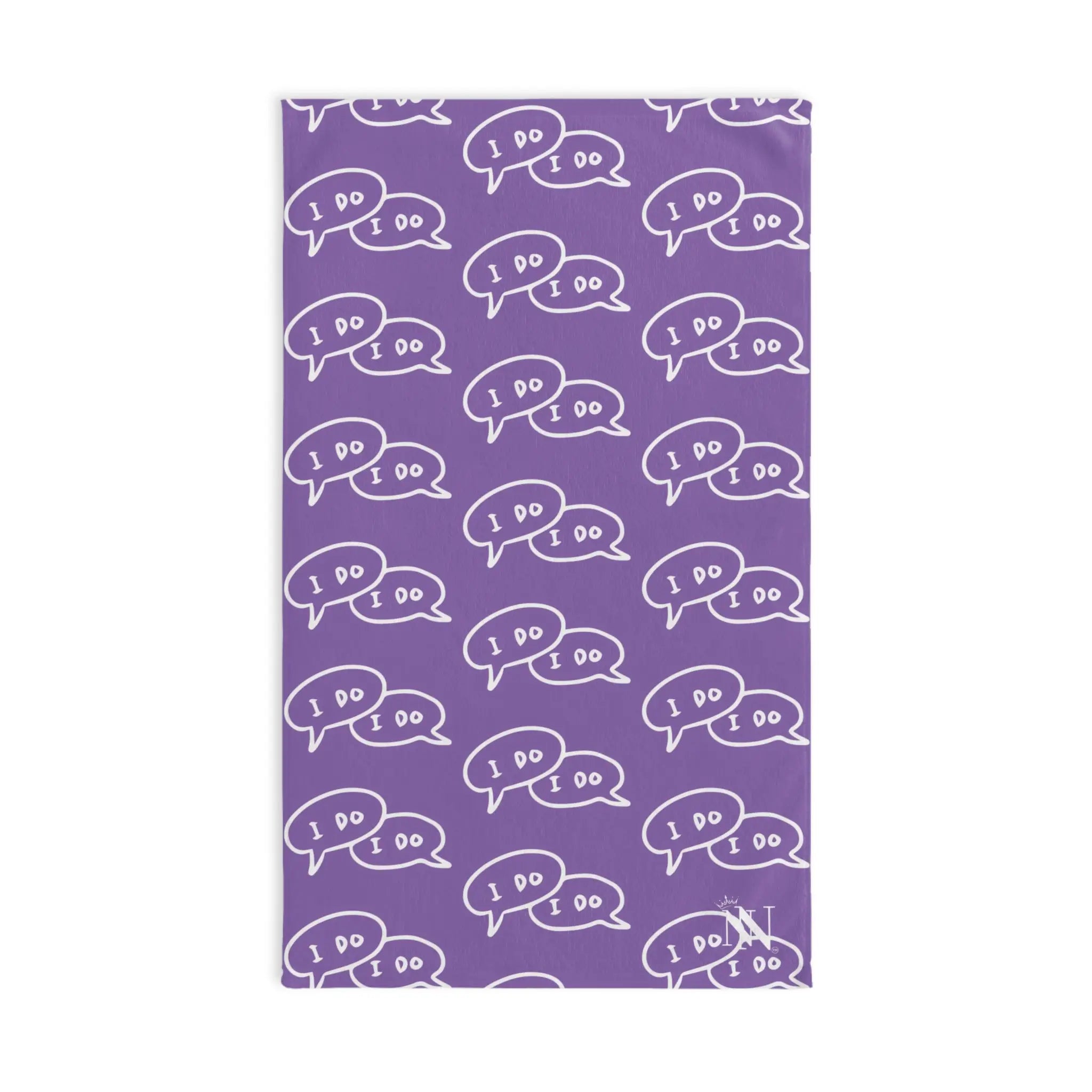 I Do I Do! Pattern Lavendar | Mix & Match Original Fun-Flirty Lovers’ Towels