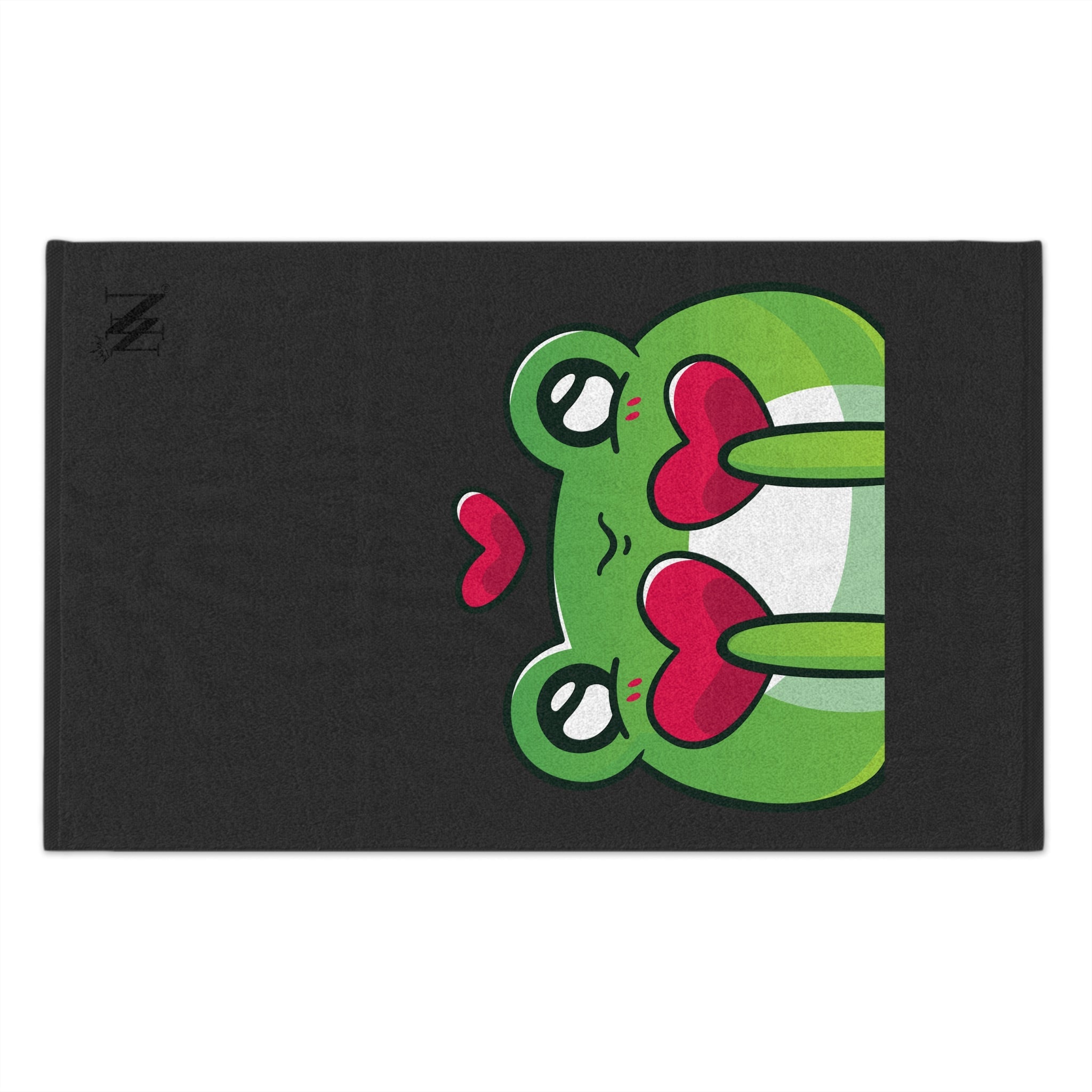 I Froggin’ Love You! Dark Grey | Mix & Match Soft Fun-Flirty Lovers’ Towels