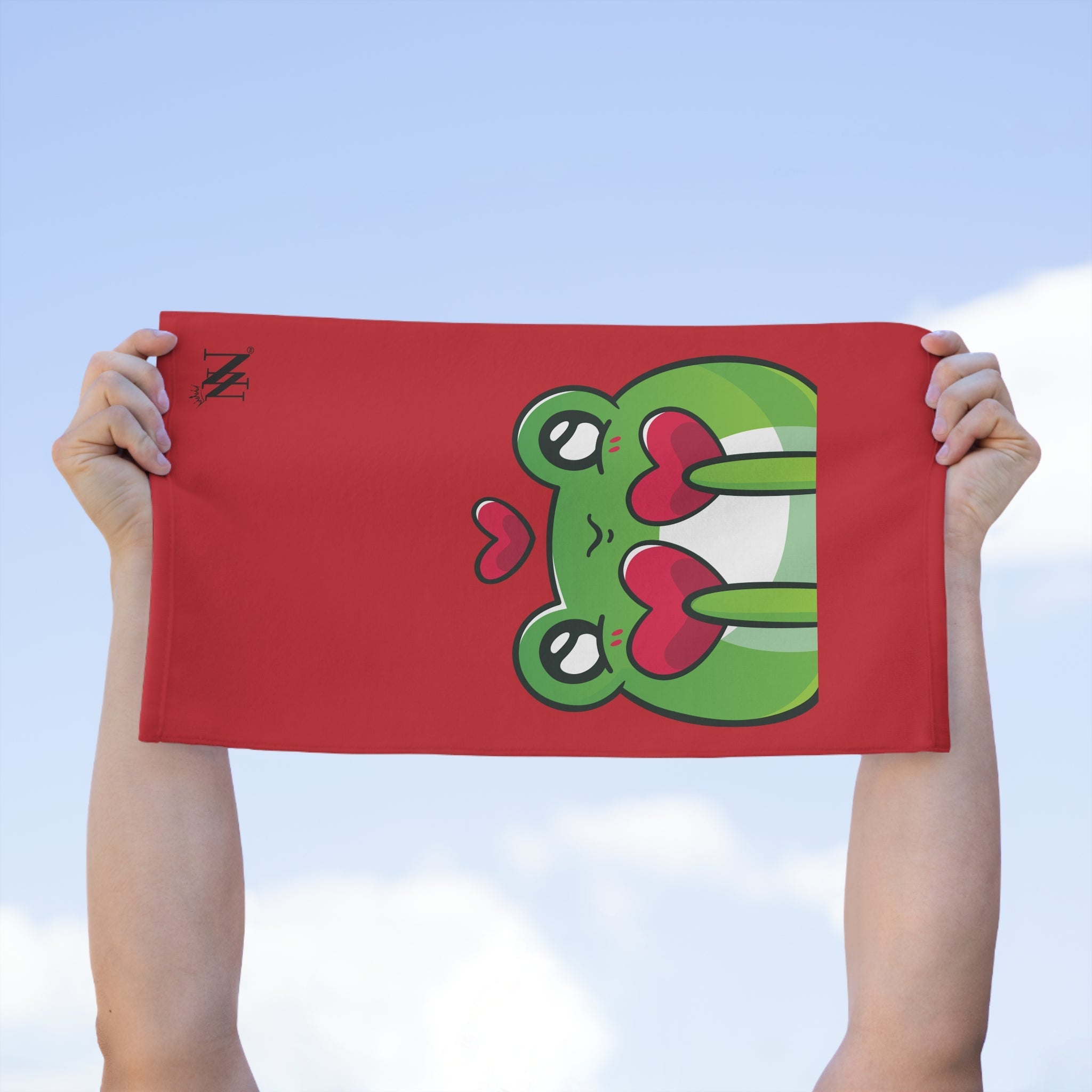 I Froggin’ Love You! Red | Mix & Match Soft Fun-Flirty Lovers’ Towels