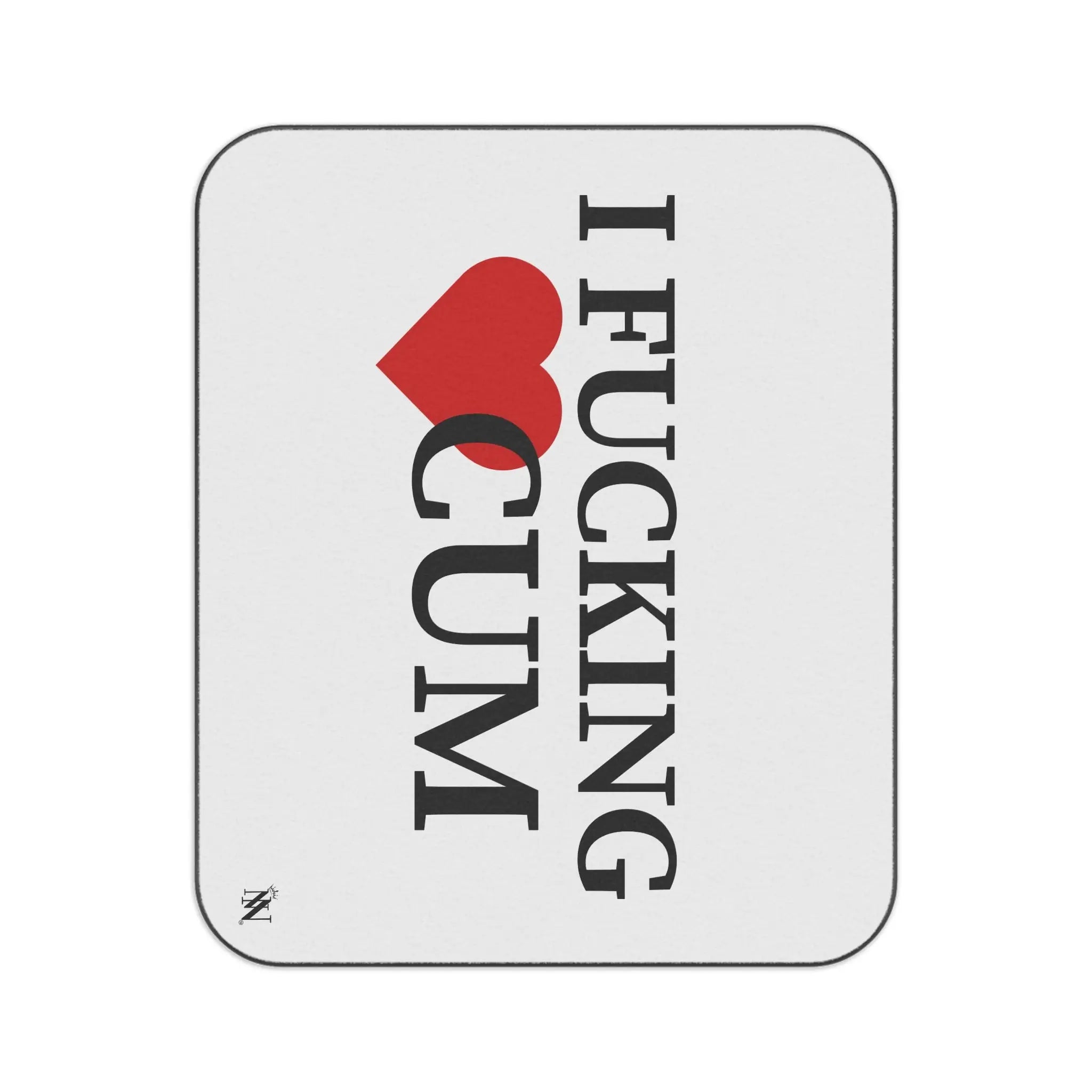 I Fucking Love Cum | Mix Match Fun-Flirty Lovers’ Water-Resistant Blankets