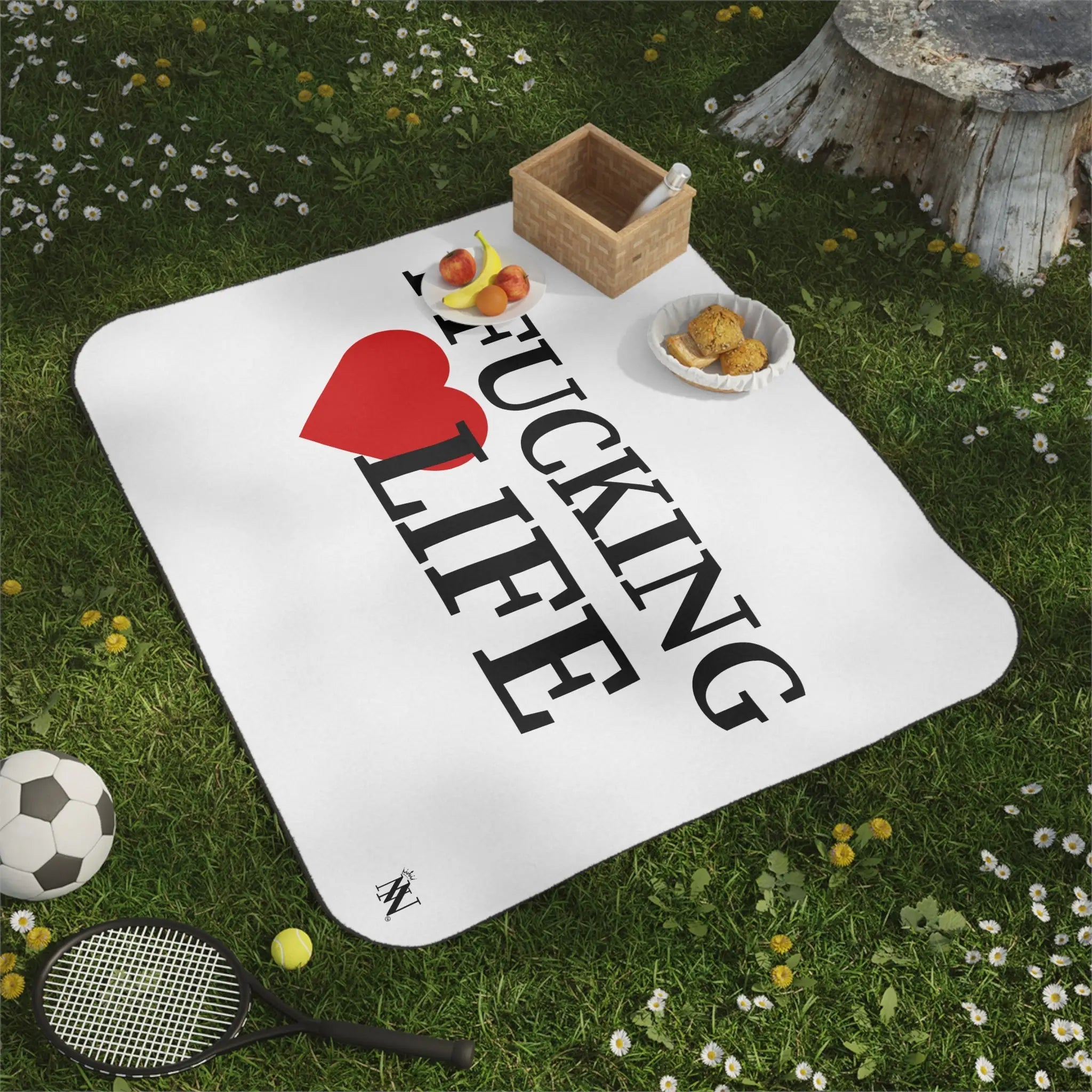 I Fucking Love Life | Mix Match Fun-Flirty Lovers’ Water-Resistant Blankets