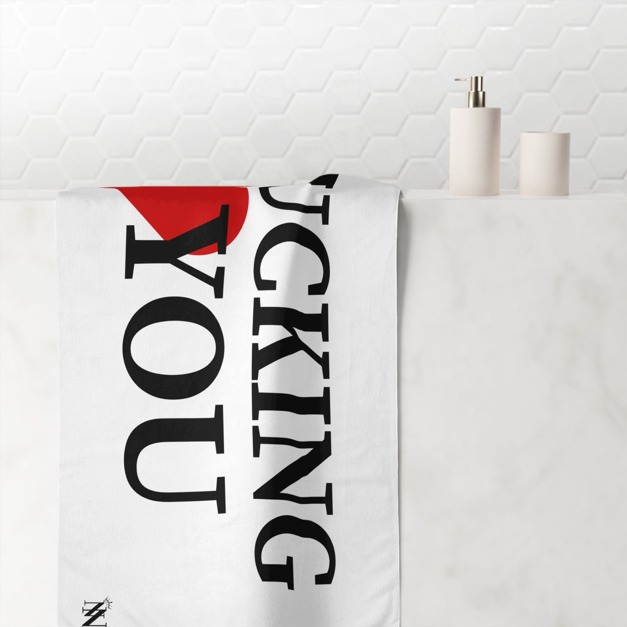 I Fucking Love You | Mix & Match XL Fun-Flirty Lovers’ Towels