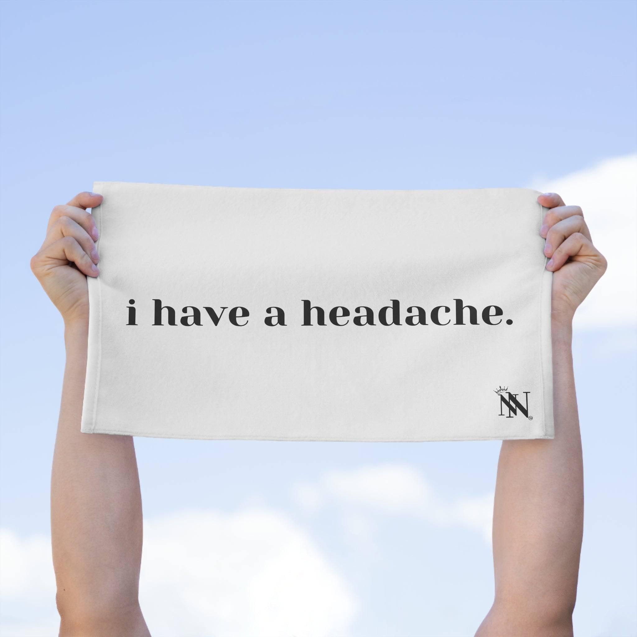 I Have a Headache | Mix & Match Soft Fun-Flirty Lovers’ Towels