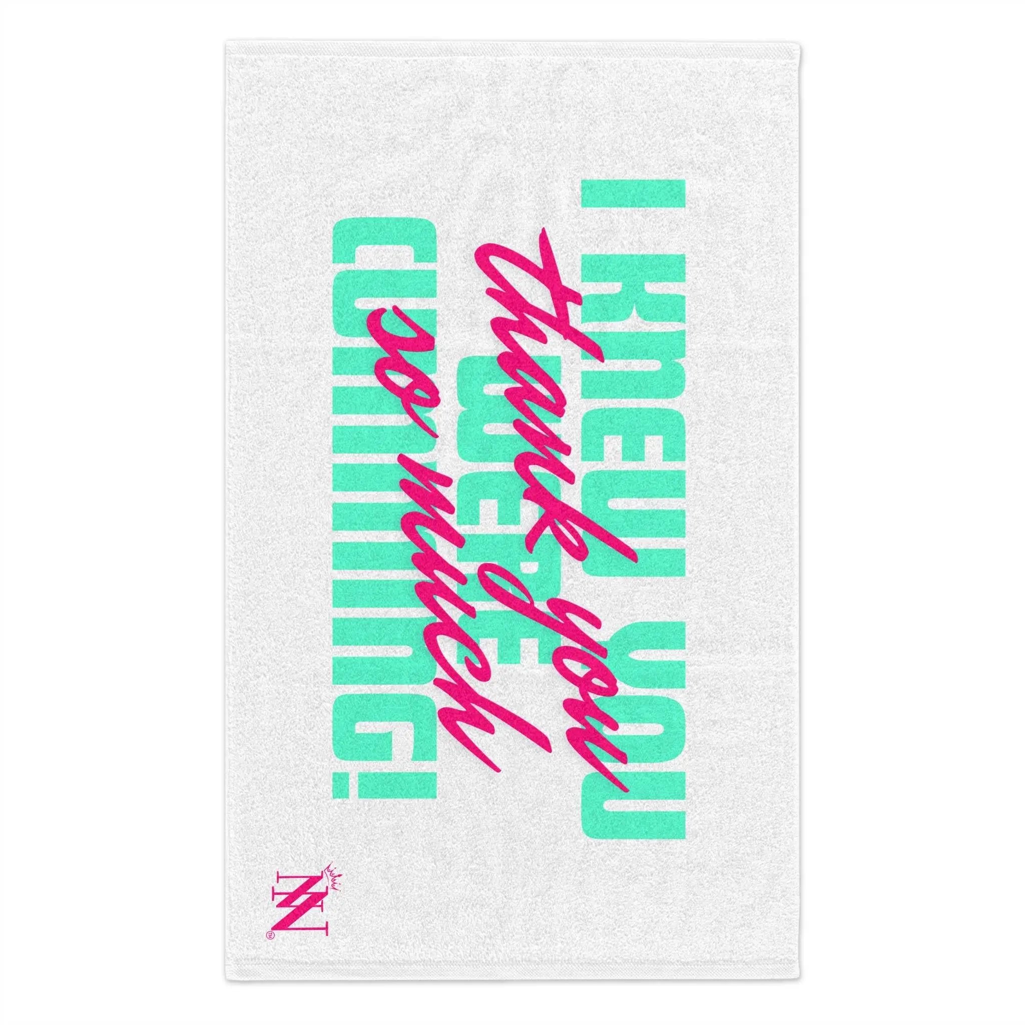 I Knew You Were Cumming! | Mix & Match Soft Fun-Flirty Lovers’ Towels