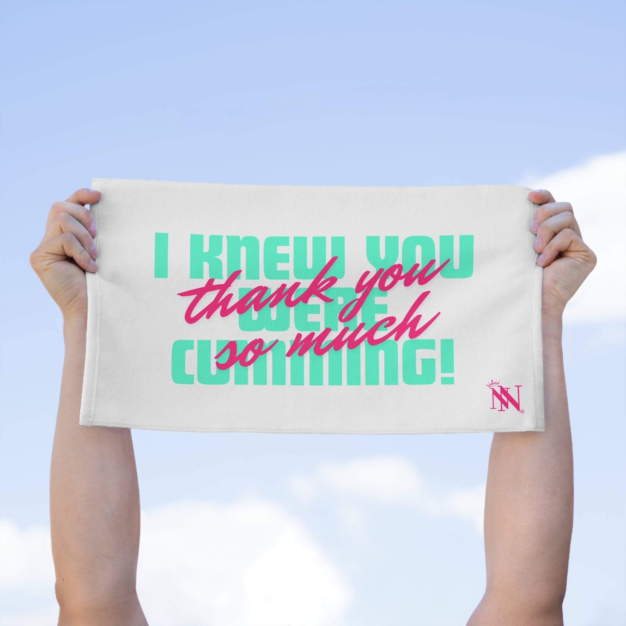 I Knew You Were Cumming! | Mix & Match Soft Fun-Flirty Lovers’ Towels