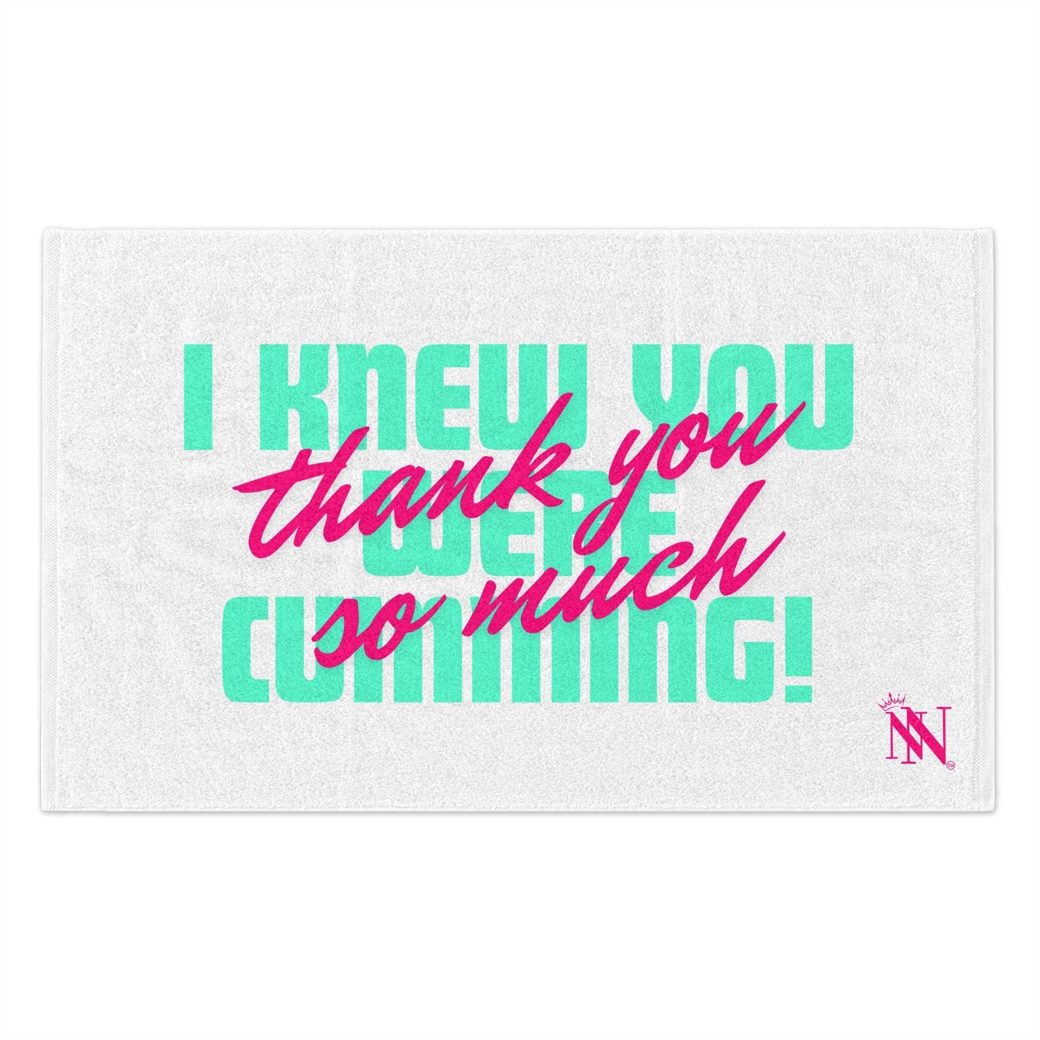 I Knew You Were Cumming! | Mix & Match Soft Fun-Flirty Lovers’ Towels