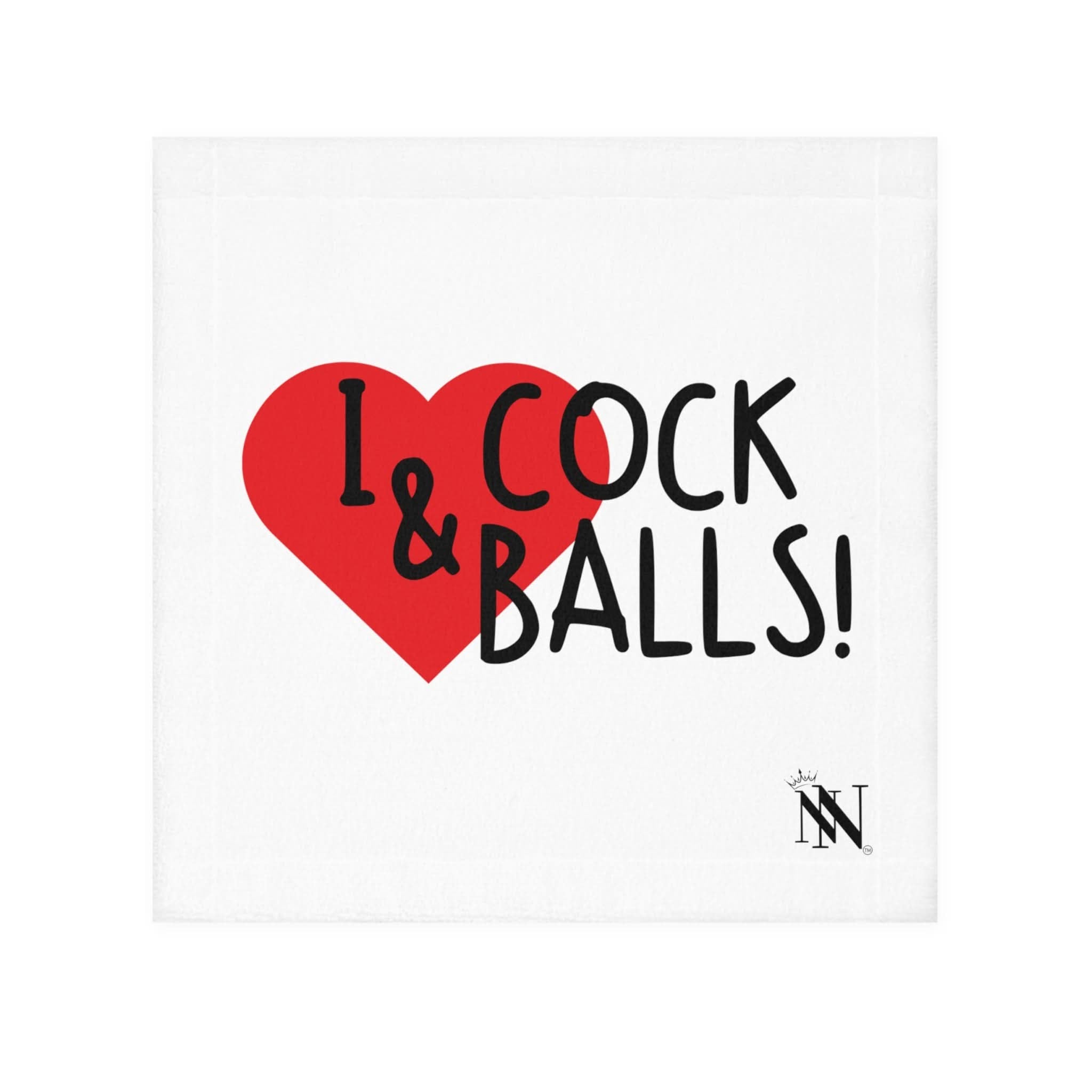 I Love Cock & Balls! | Mix & Match Lils’ Fun-Flirty Lovers’ Towels