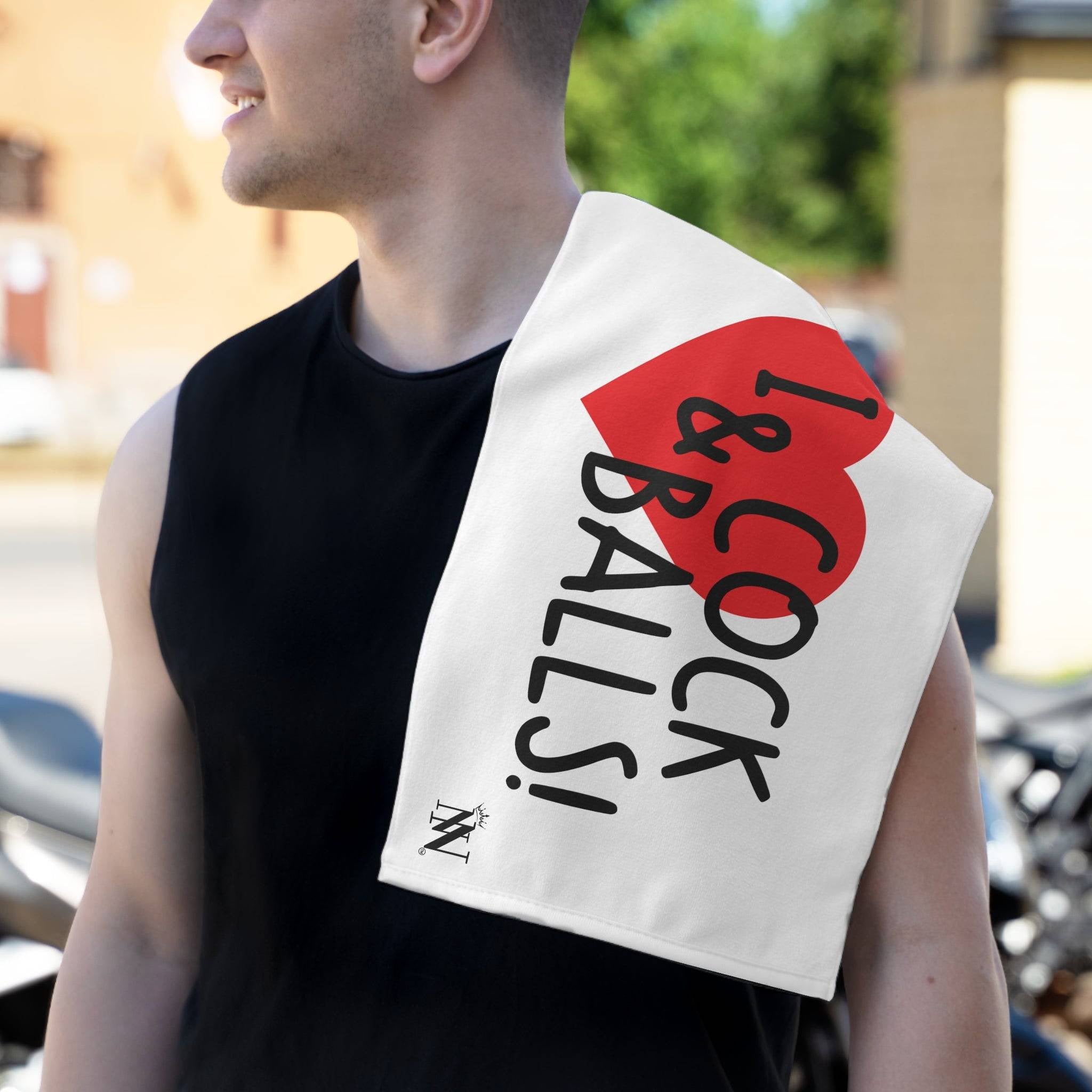 I Love Cock & Balls! | Mix & Match Soft Fun-Flirty Lovers’ Towels