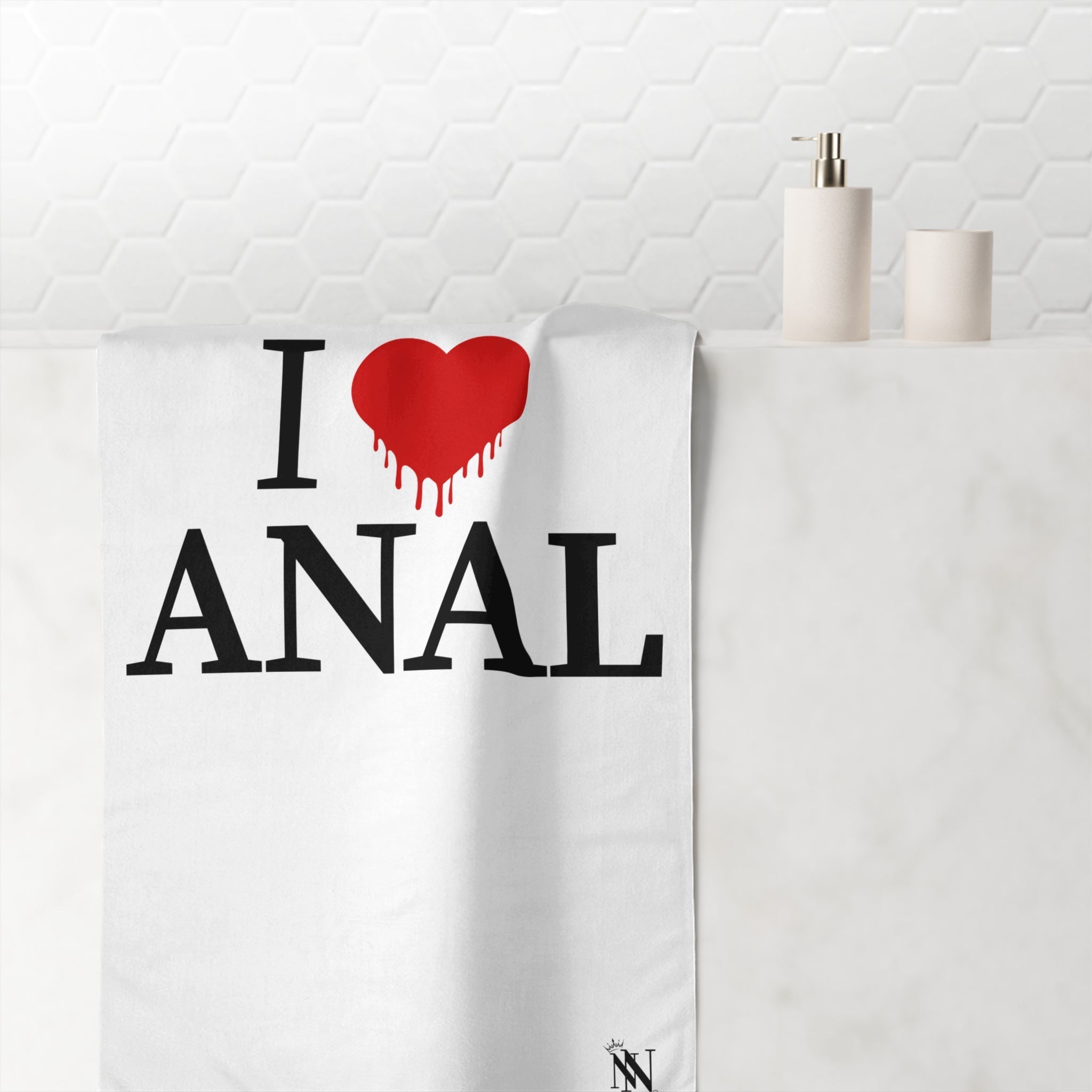 I Love Dripping Anal | Mix & Match XL Fun-Flirty Lovers’ Towels