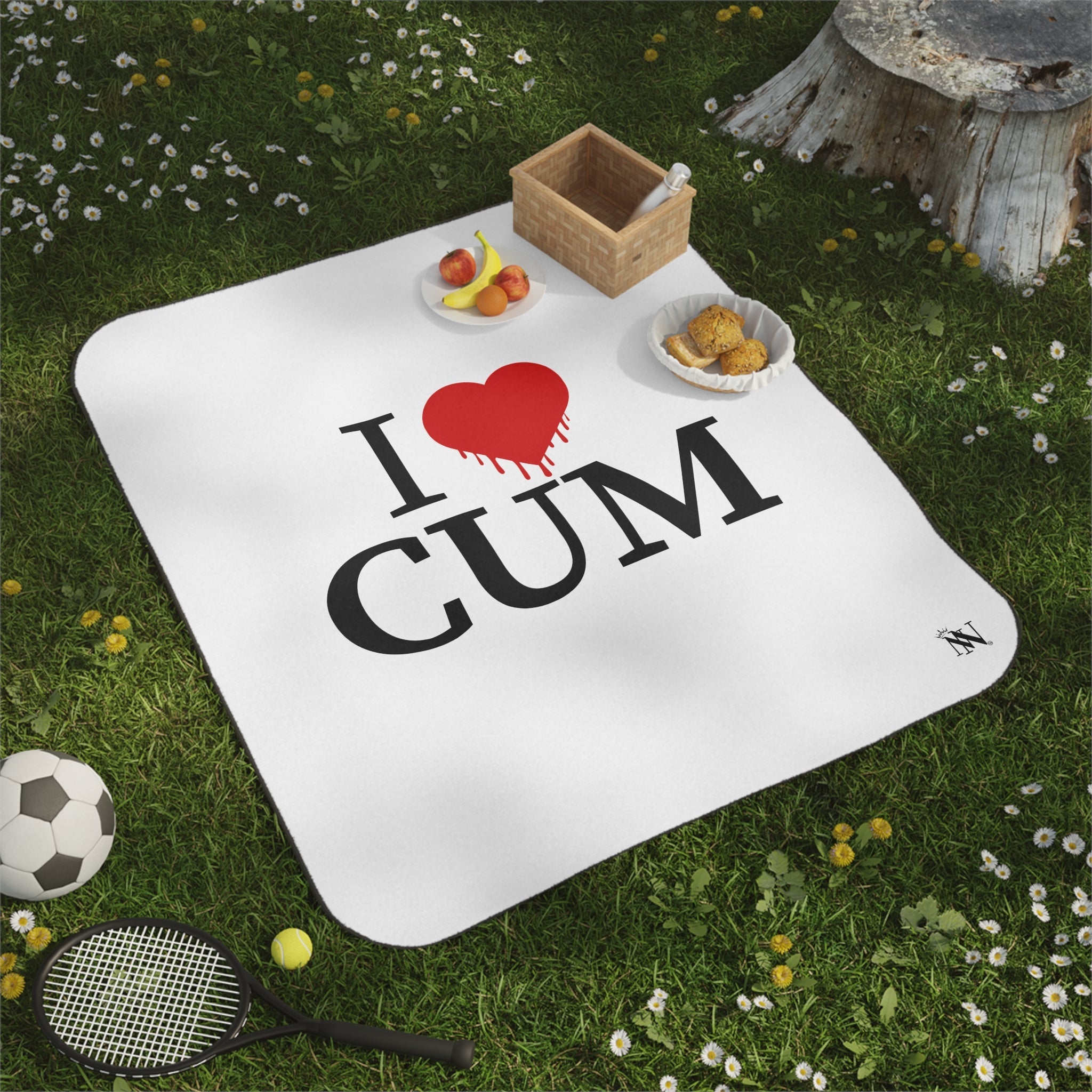 I Love Dripping Cum | Mix Match Fun-Flirty Lovers’ Water-Resistant Blankets