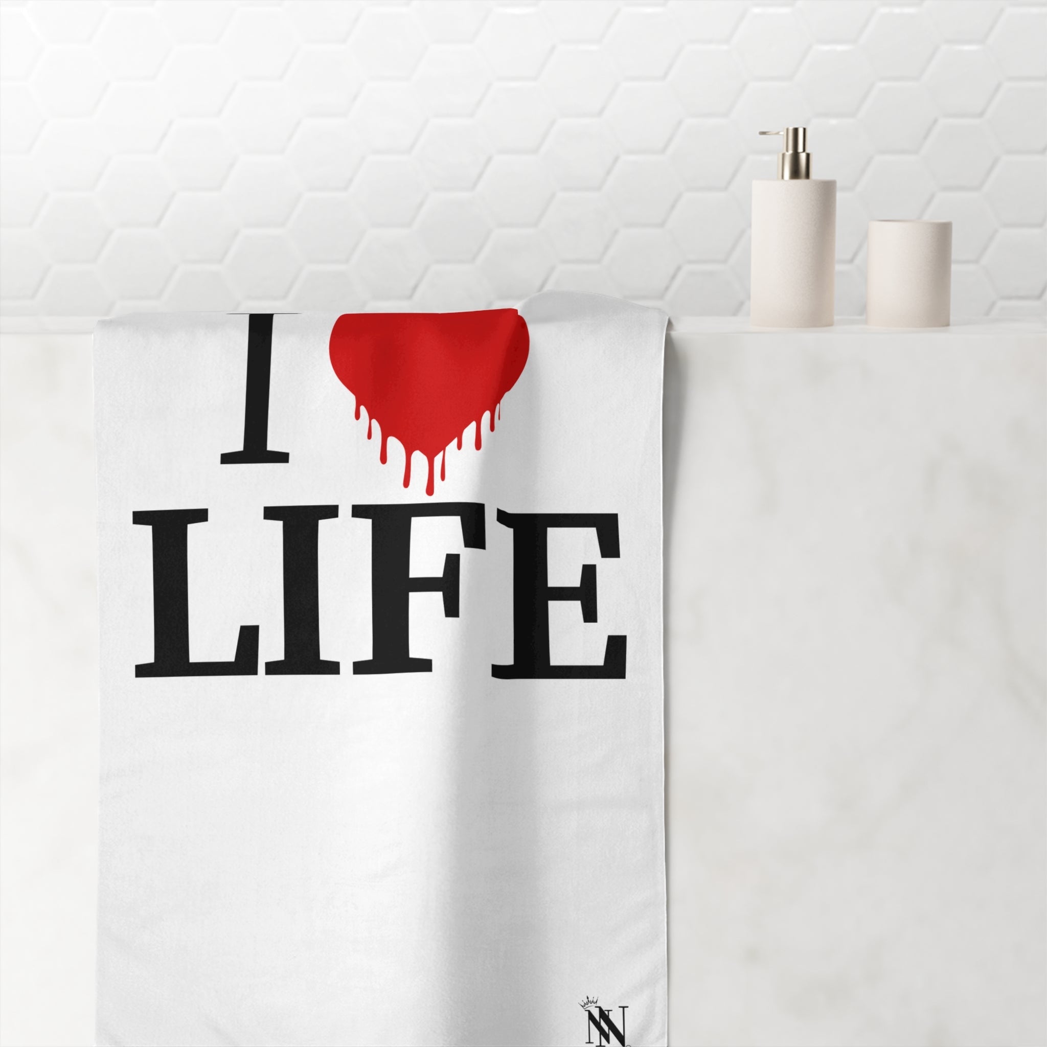 I Love Dripping Life | Mix & Match XL Fun-Flirty Lovers’ Towels