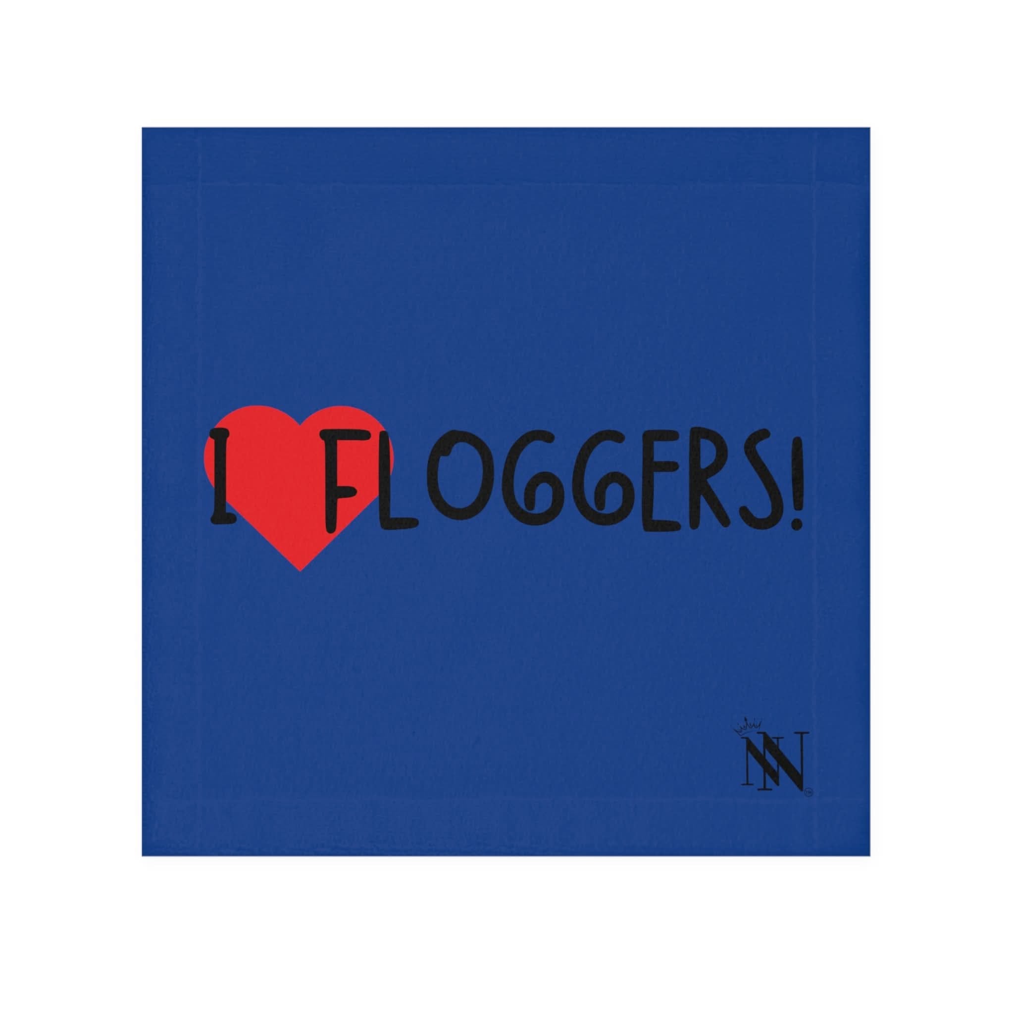 I Love Floggers Blue | Mix & Match Lils’ Fun-Flirty Lovers’ Towels